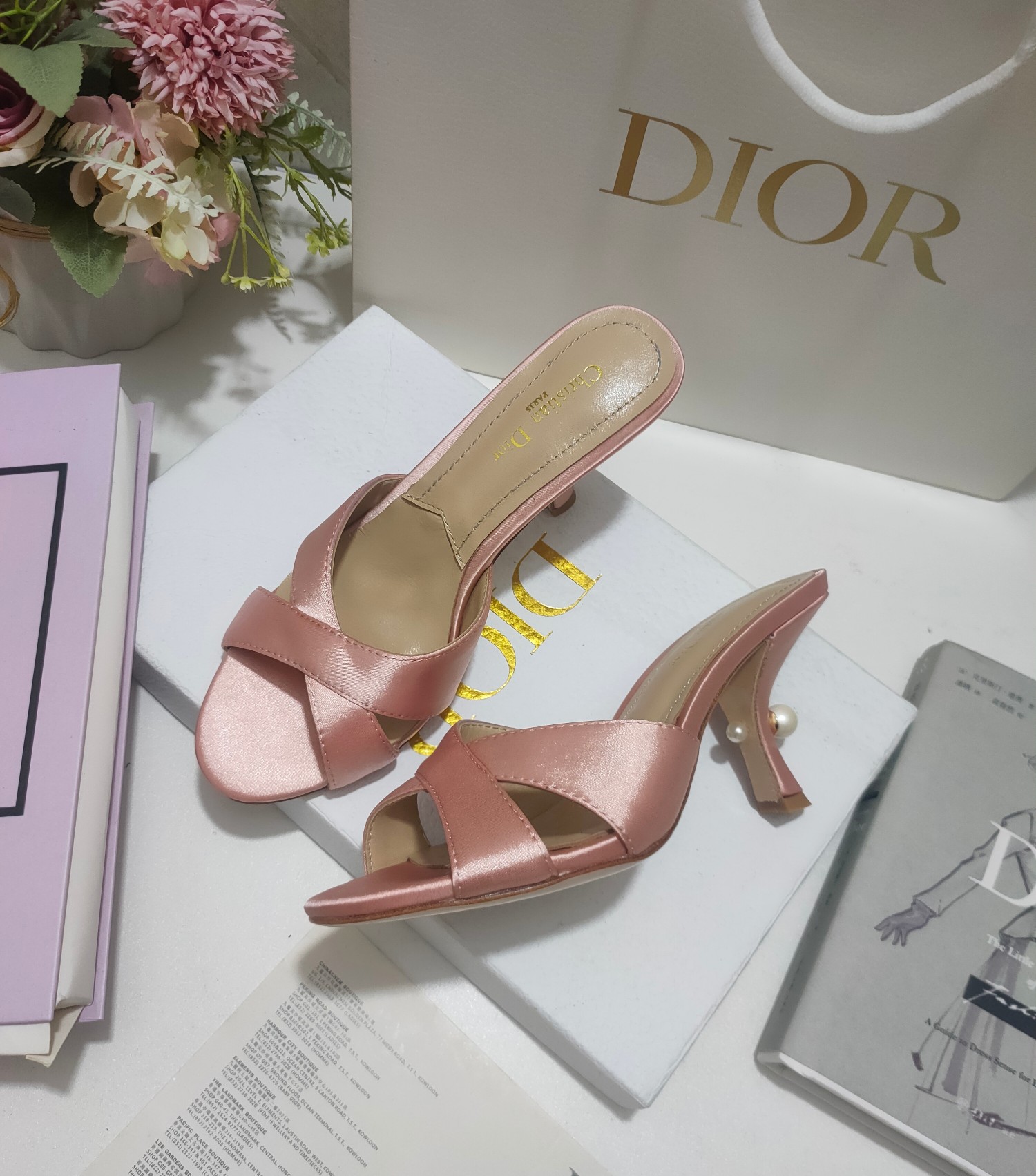 Dior Shoes Mules Knockoff Highest Quality
 Gold White Resin
