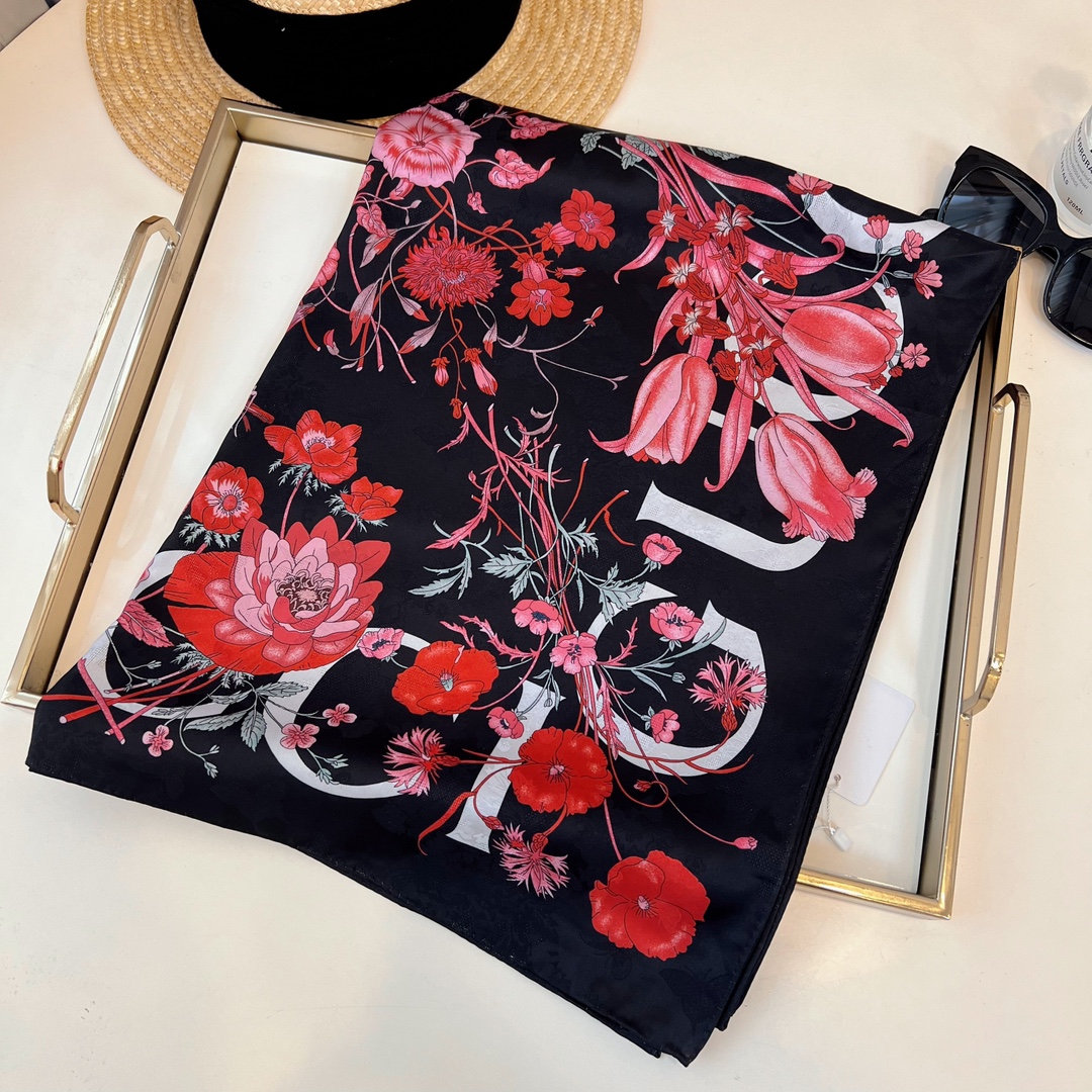 Luxurious Chumen Silk Scarf: Made with White Veils and Unique Guangdong Vegetated Water - 图片 2