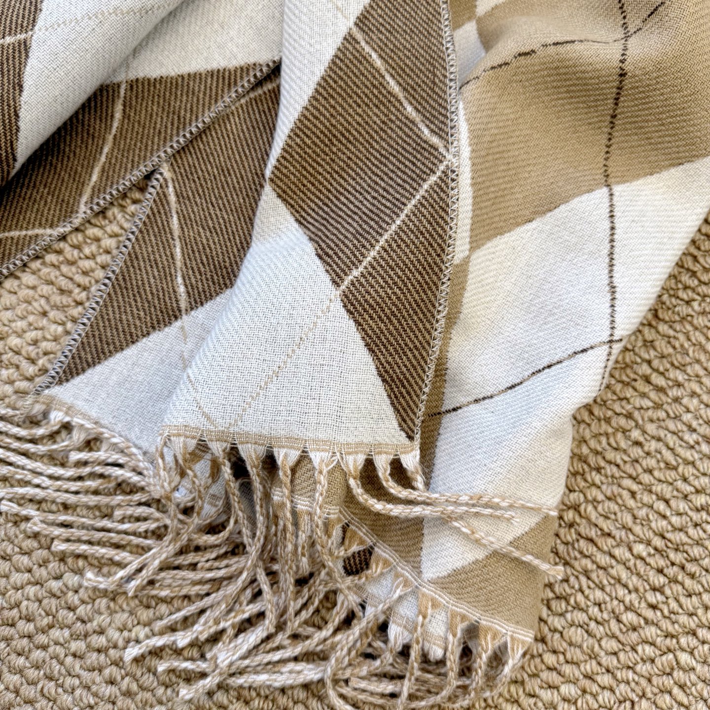 高品質手作りスカーフ - 上品な気質を引き立てる65x180cm