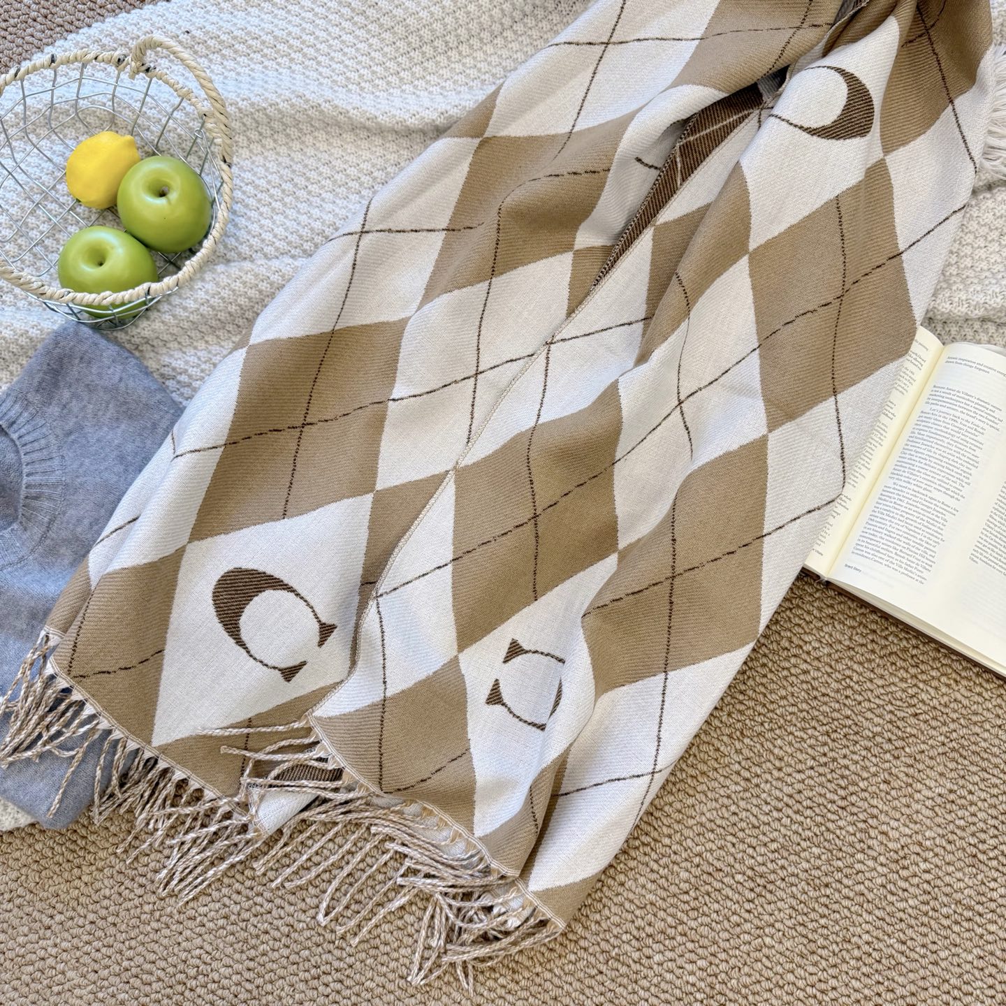 高品質手作りスカーフ - 上品な気質を引き立てる65x180cm