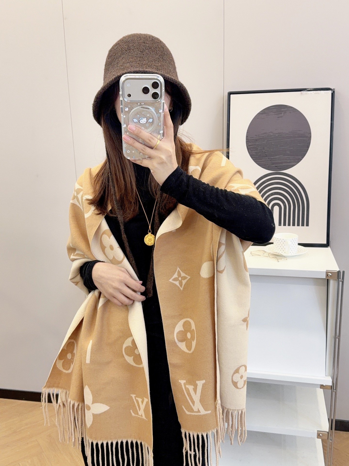 大驴家 Fluffygram 羊驼毛混紡の最美囲巾