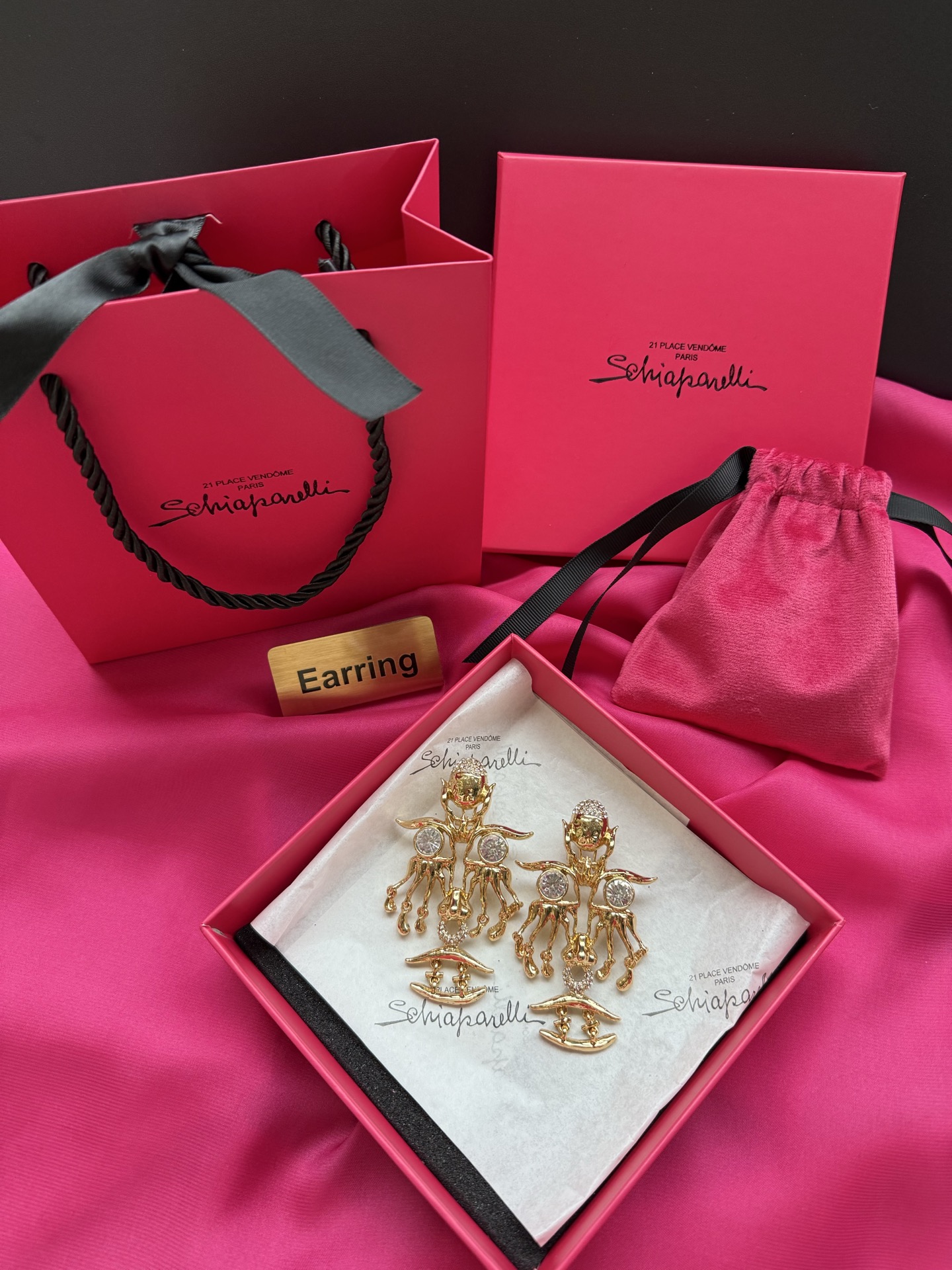 Серьги Schiaparelli