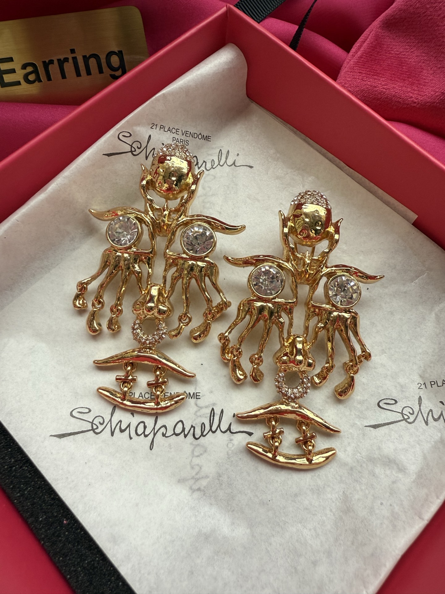 Серьги Schiaparelli