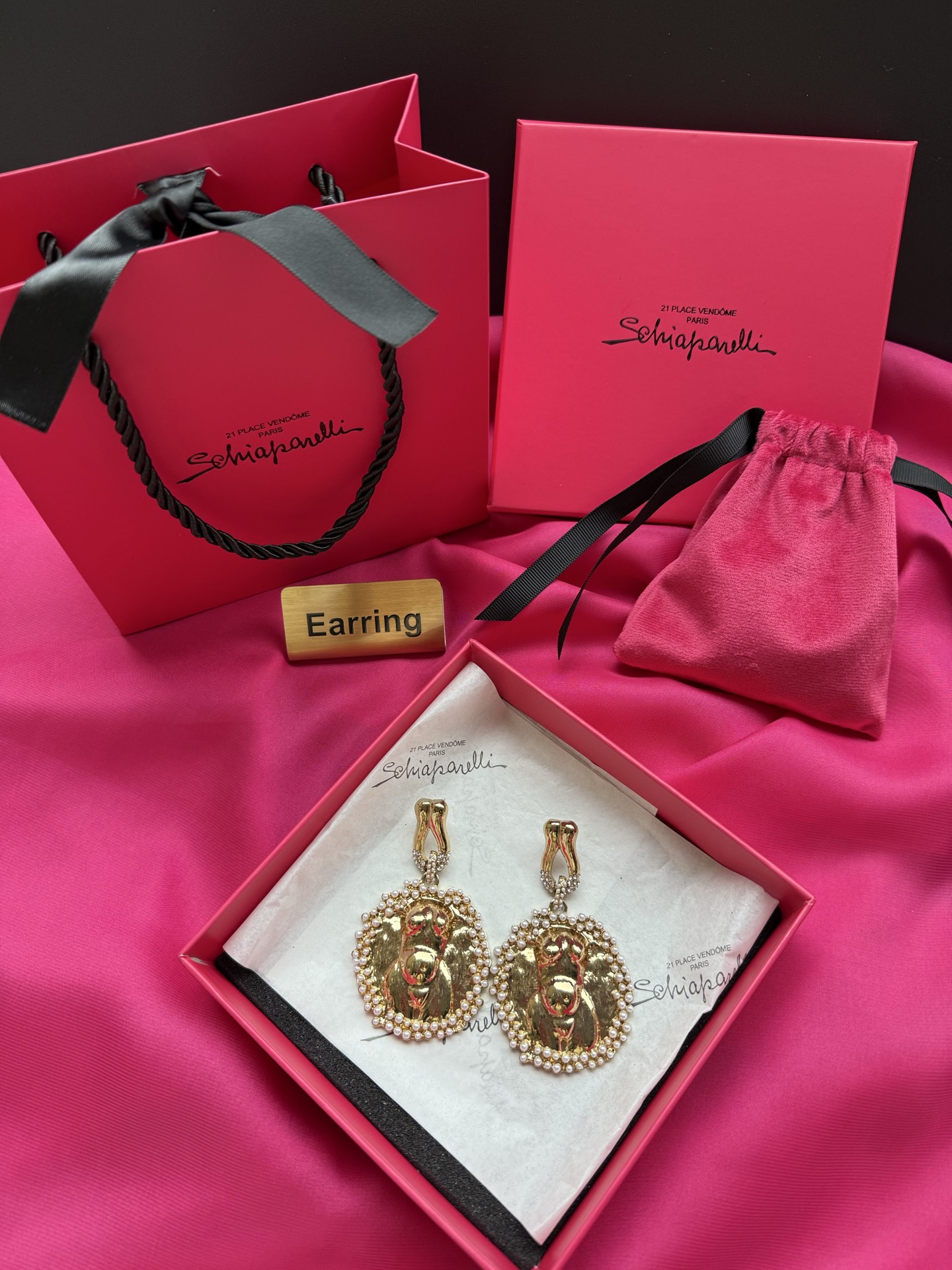 Серьги Schiaparelli