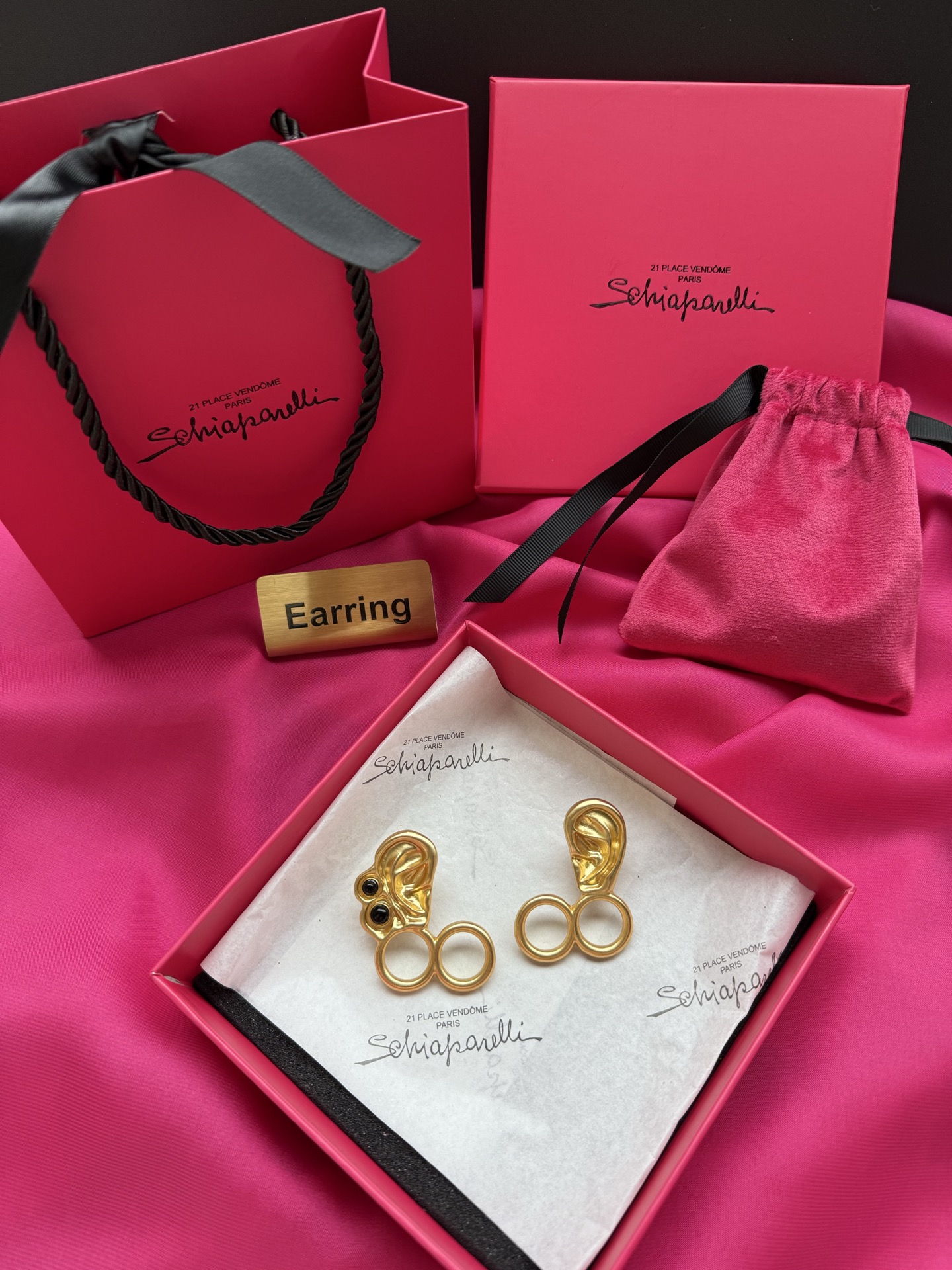 Серьги Schiaparelli