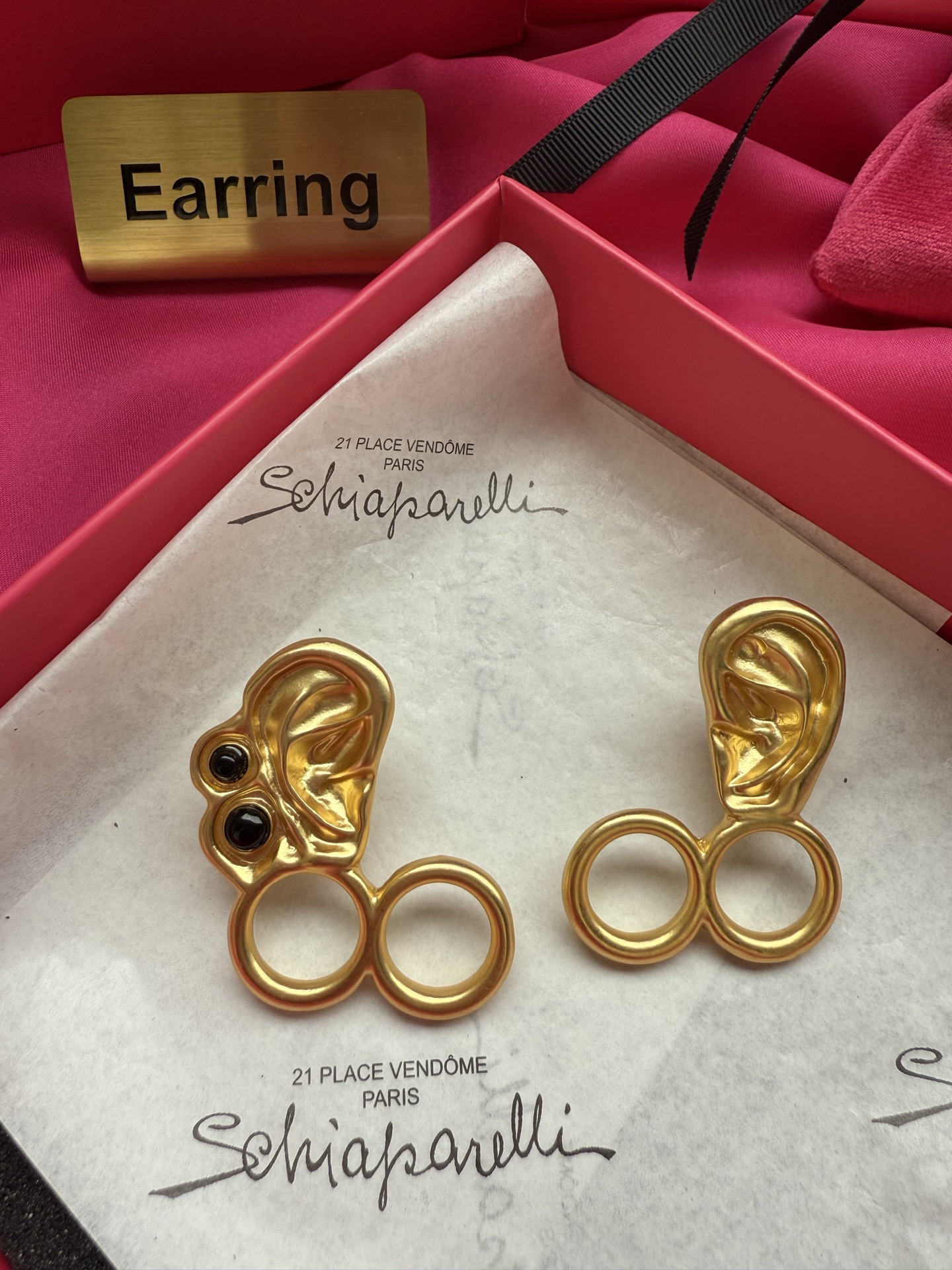 Серьги Schiaparelli