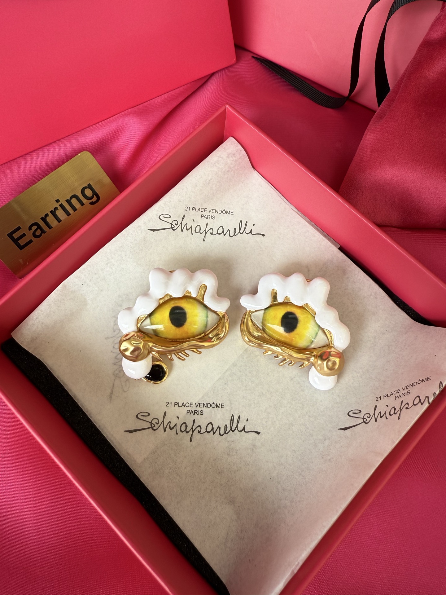 Серьги Schiaparelli с глазом