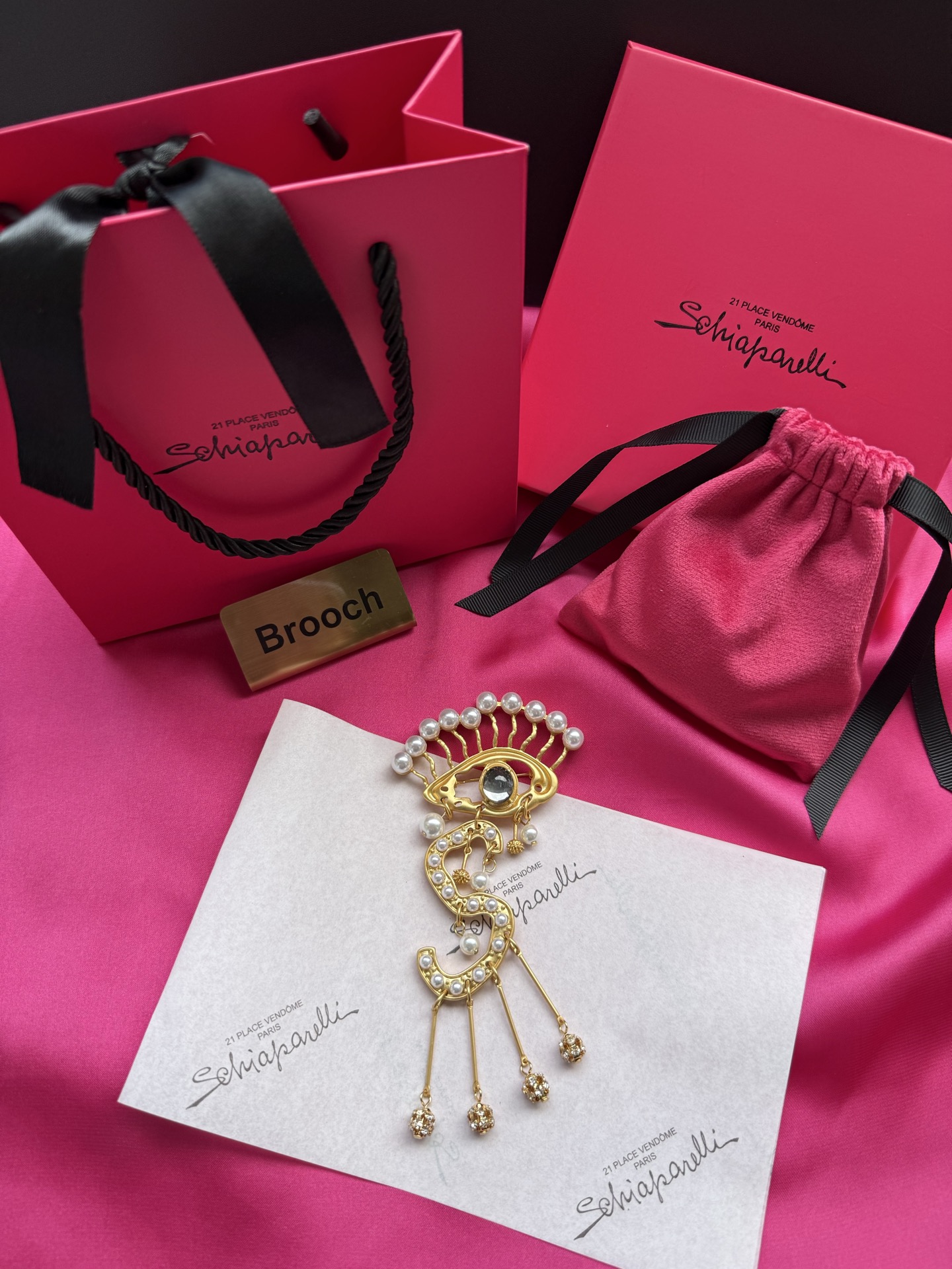 Брошь Schiaparelli
