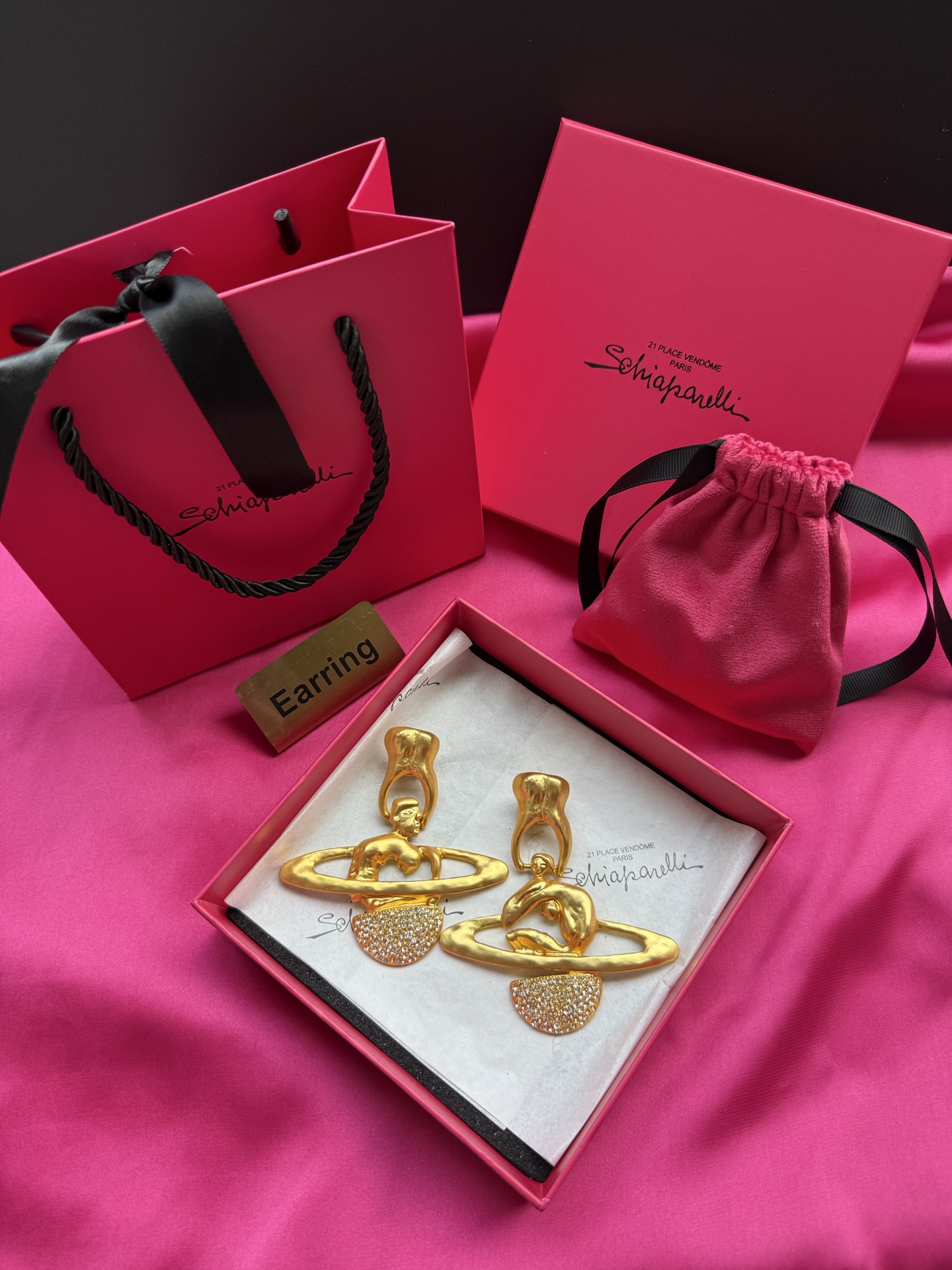Серьги Schiaparelli