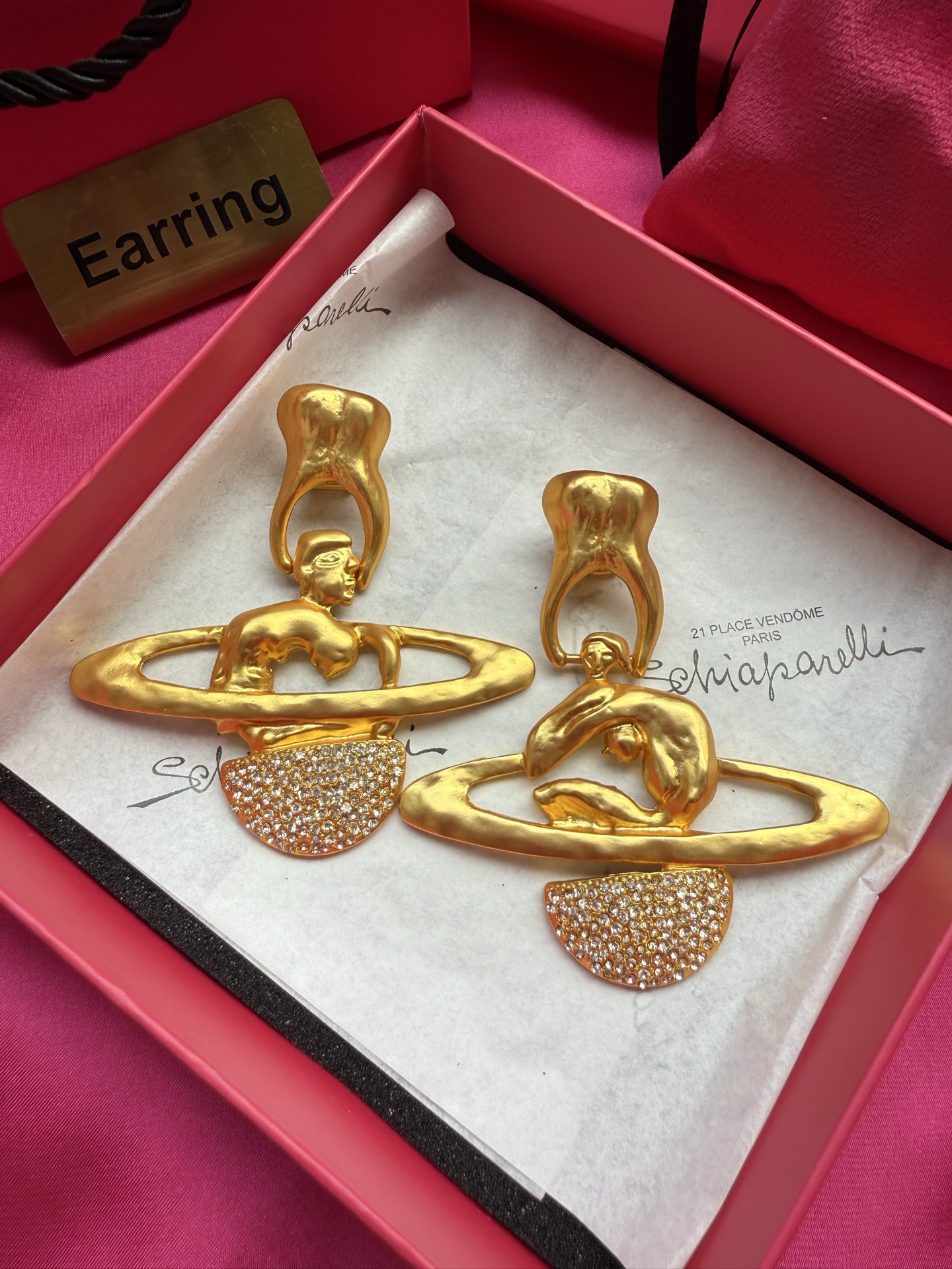 Серьги Schiaparelli