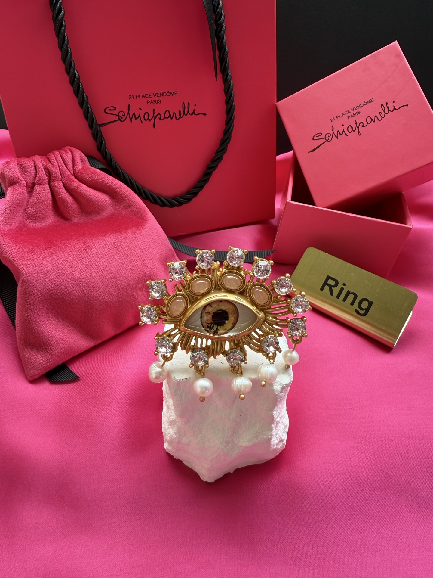 Кольцо Schiaparelli с глазом