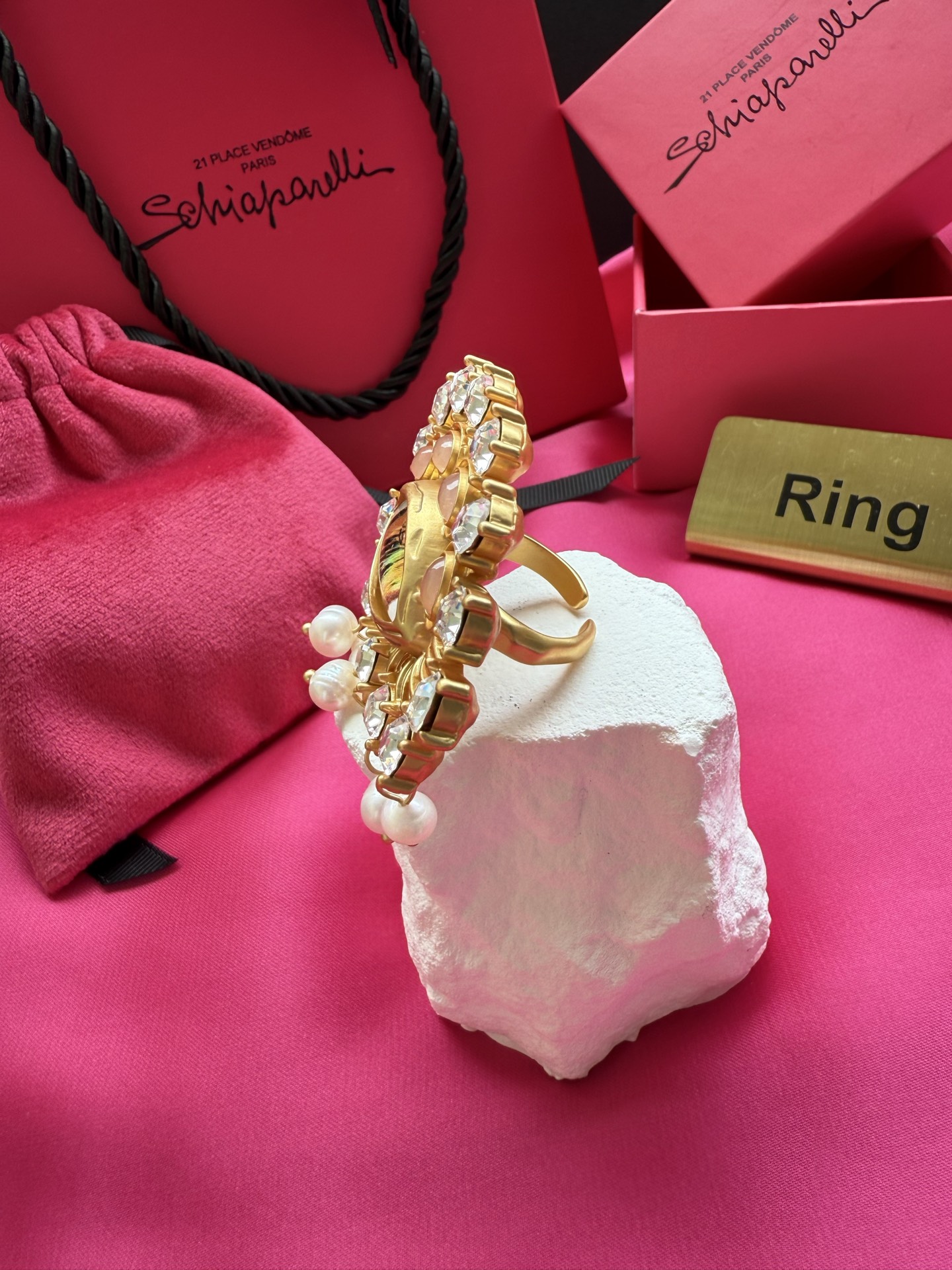 Кольцо Schiaparelli с глазом