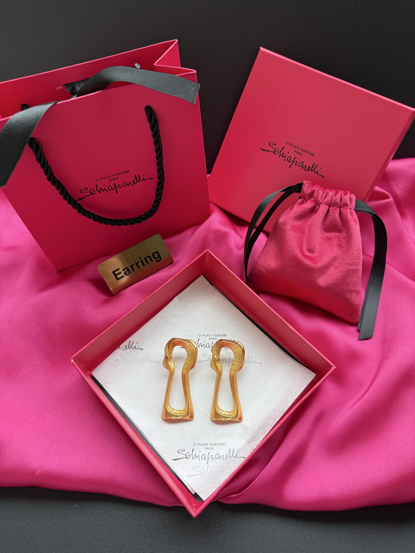 Серьги Schiaparelli