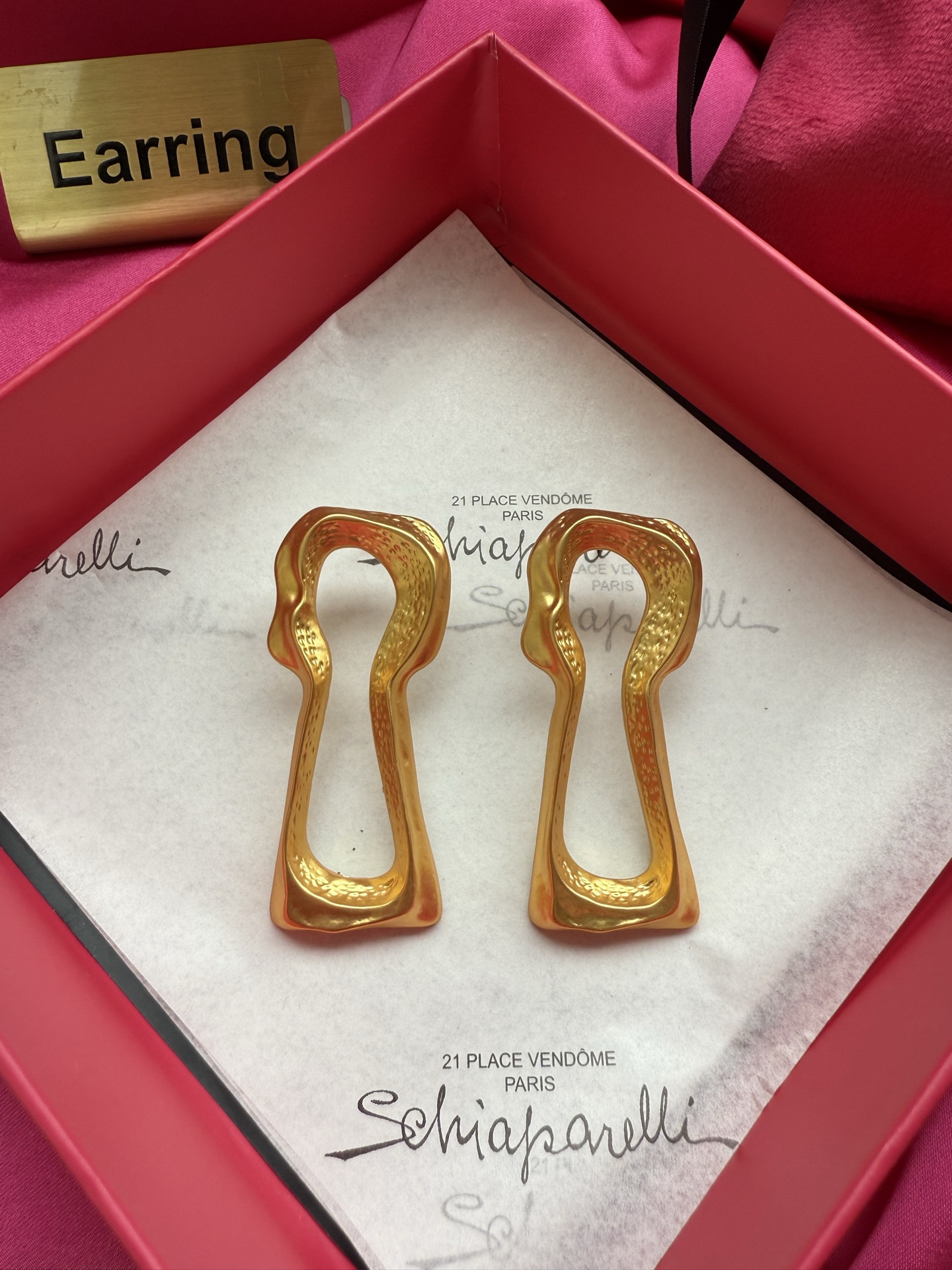 Серьги Schiaparelli