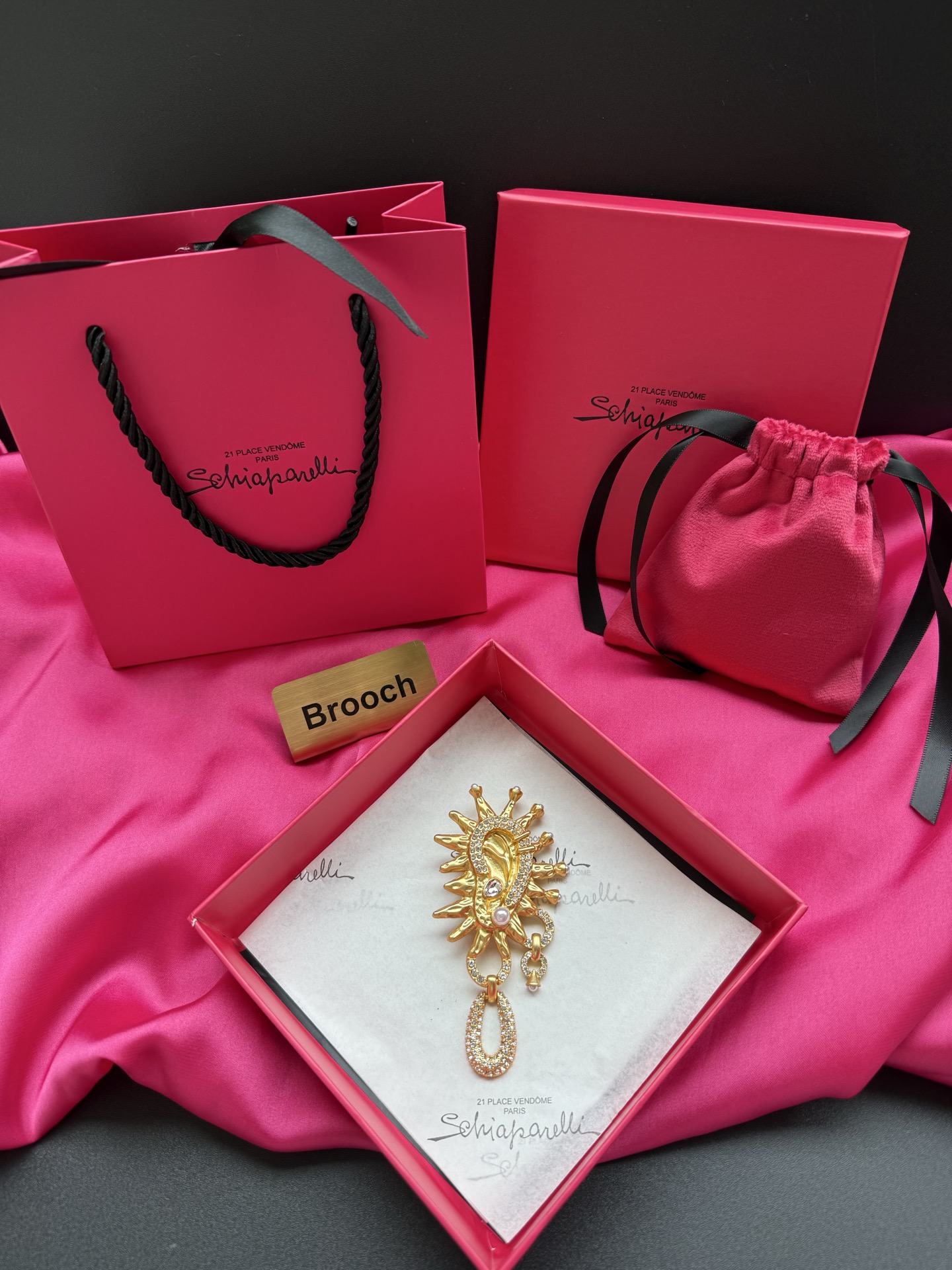 Брошь Schiaparelli