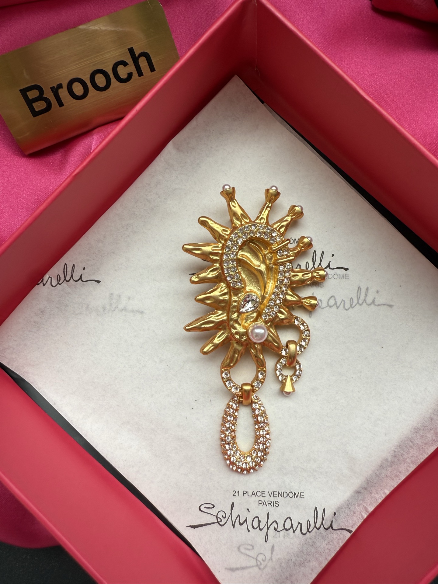 Брошь Schiaparelli