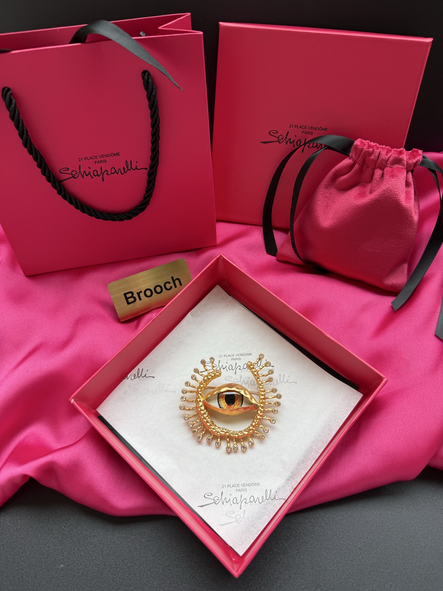 Брошь в виде глаза Schiaparelli