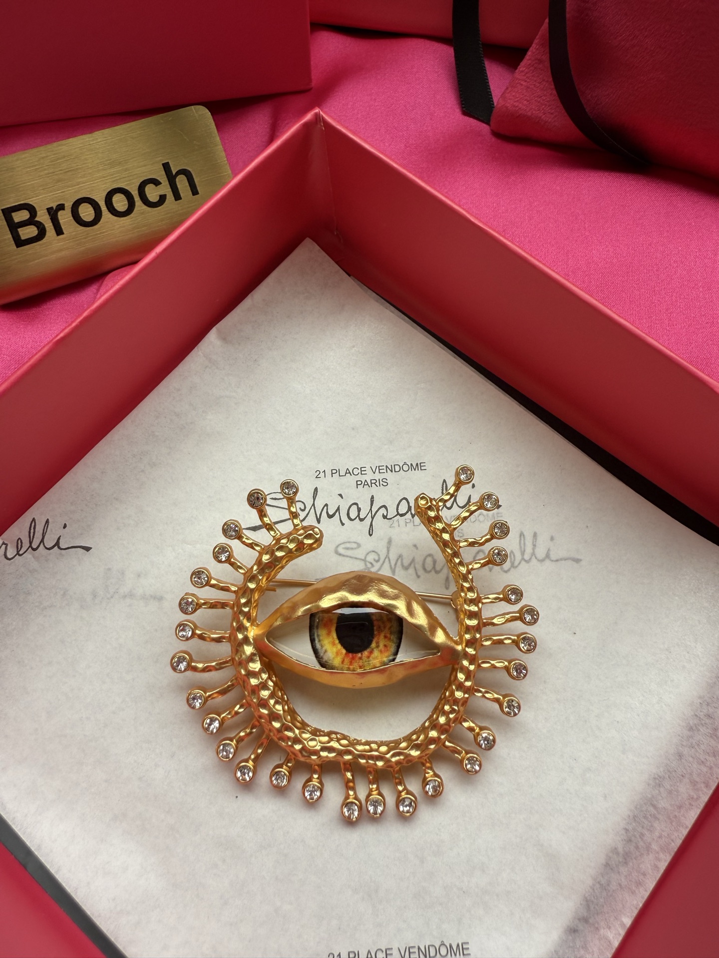 Брошь в виде глаза Schiaparelli
