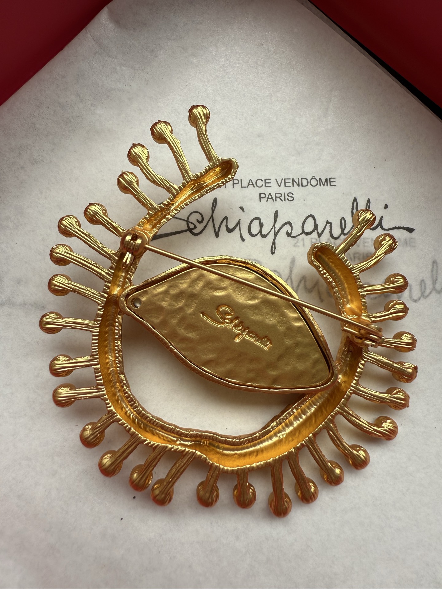 Брошь в виде глаза Schiaparelli