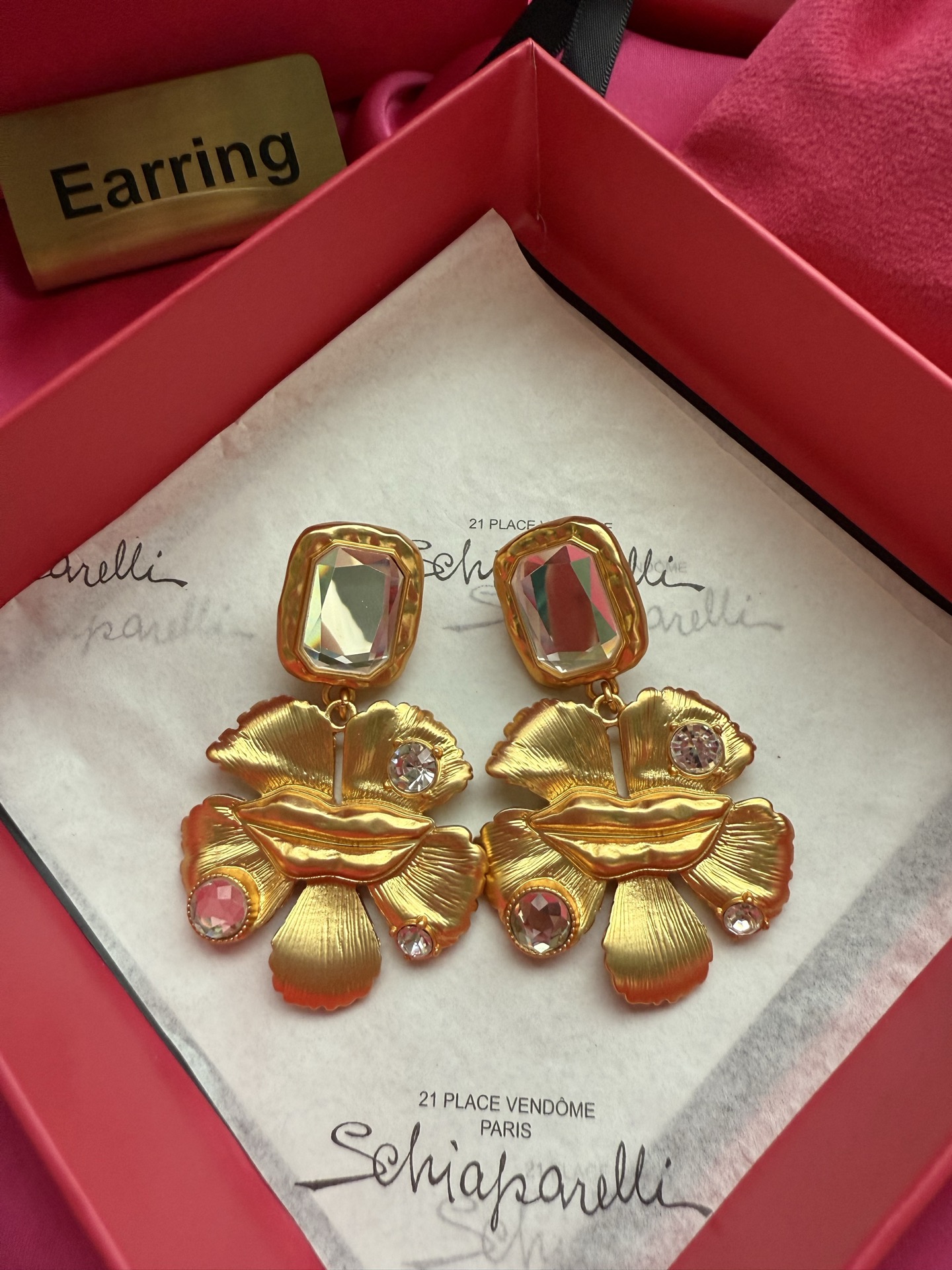 Серьги Schiaparelli