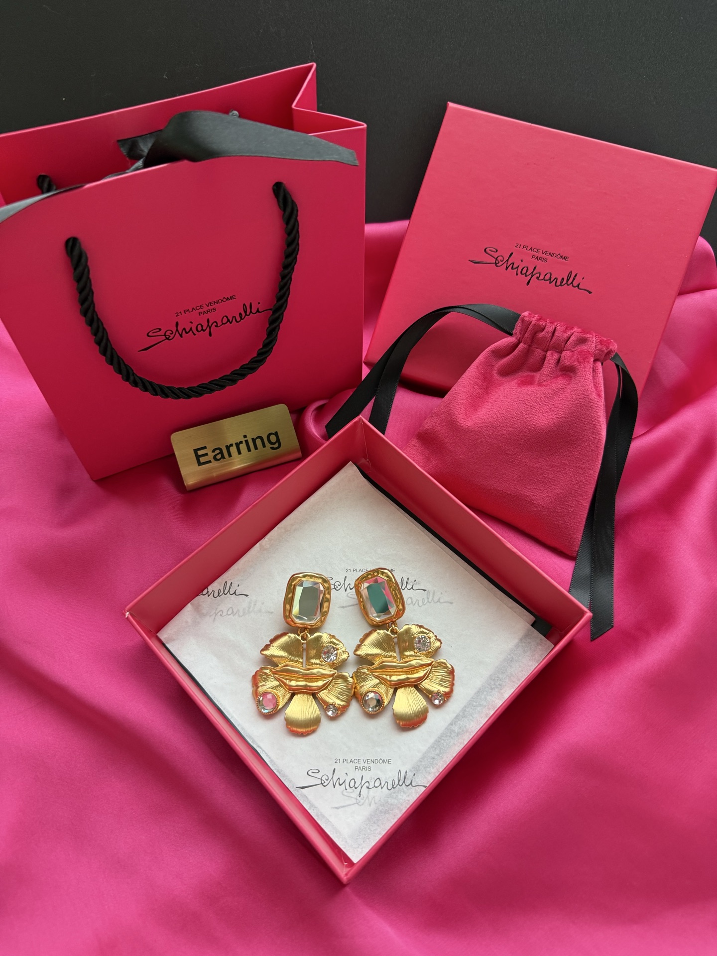 Серьги Schiaparelli