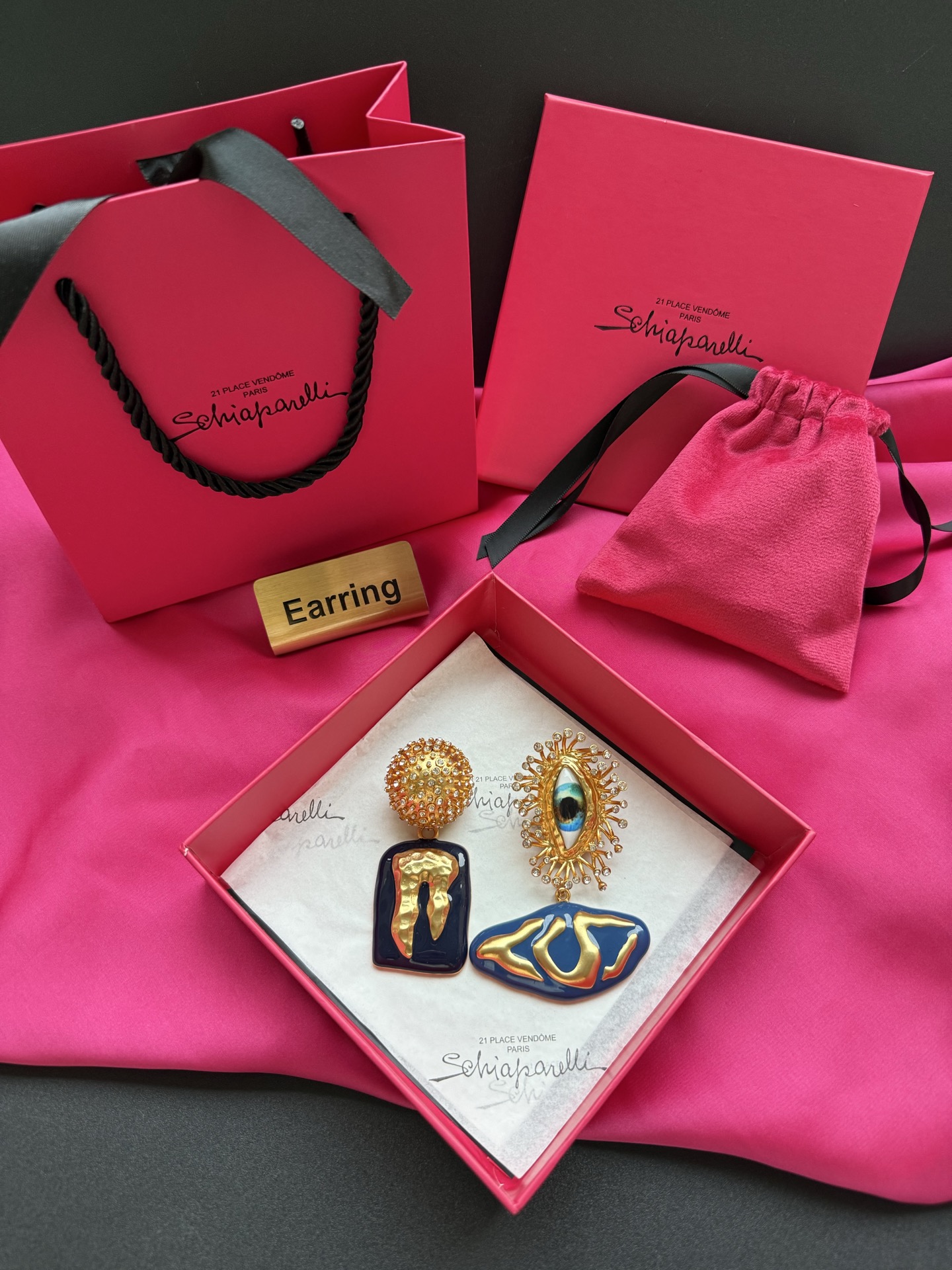 Серьги Schiaparelli