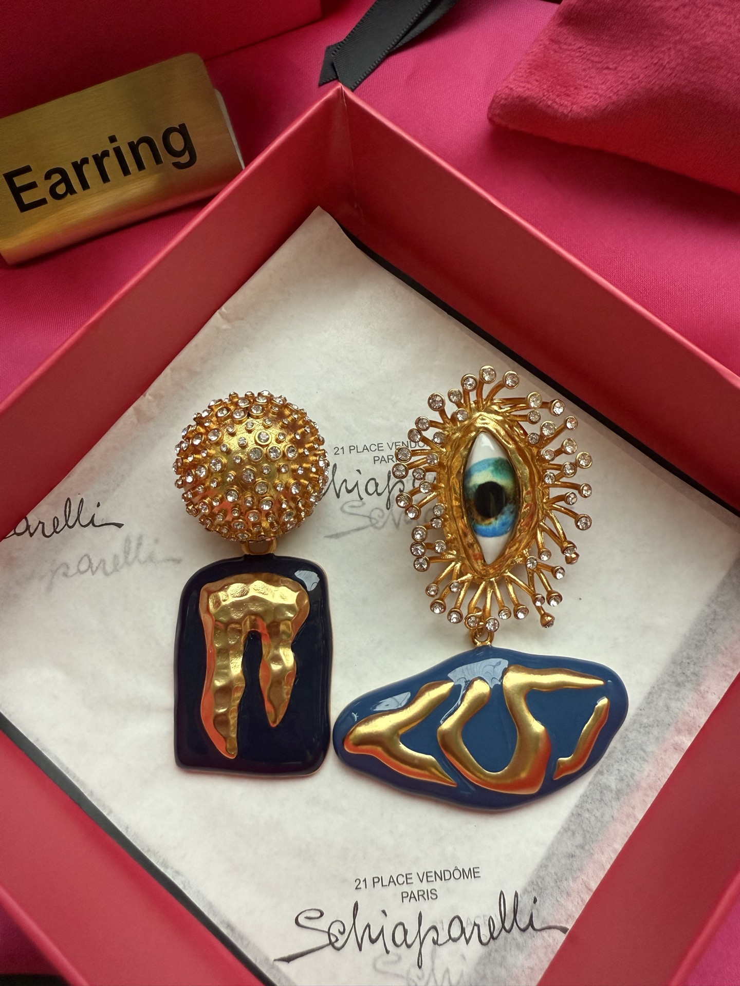 Серьги Schiaparelli