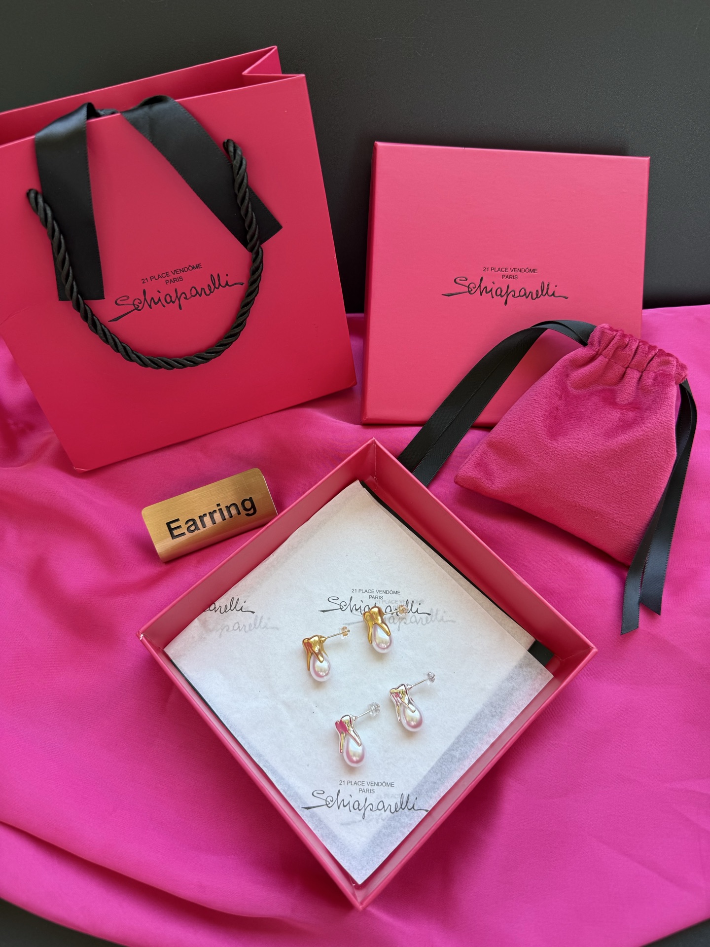 Серьги Schiaparelli