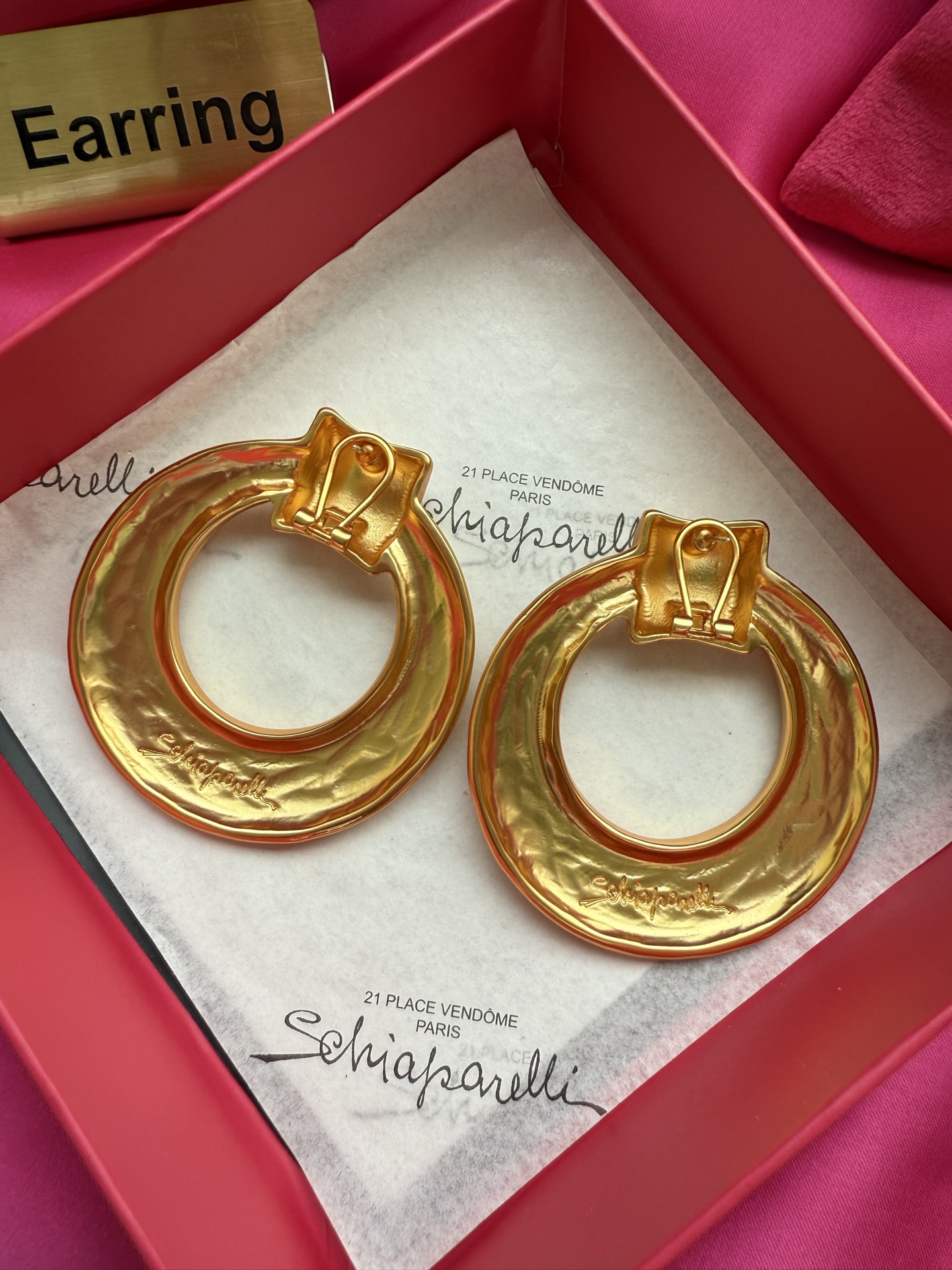 Серьги Schiaparelli