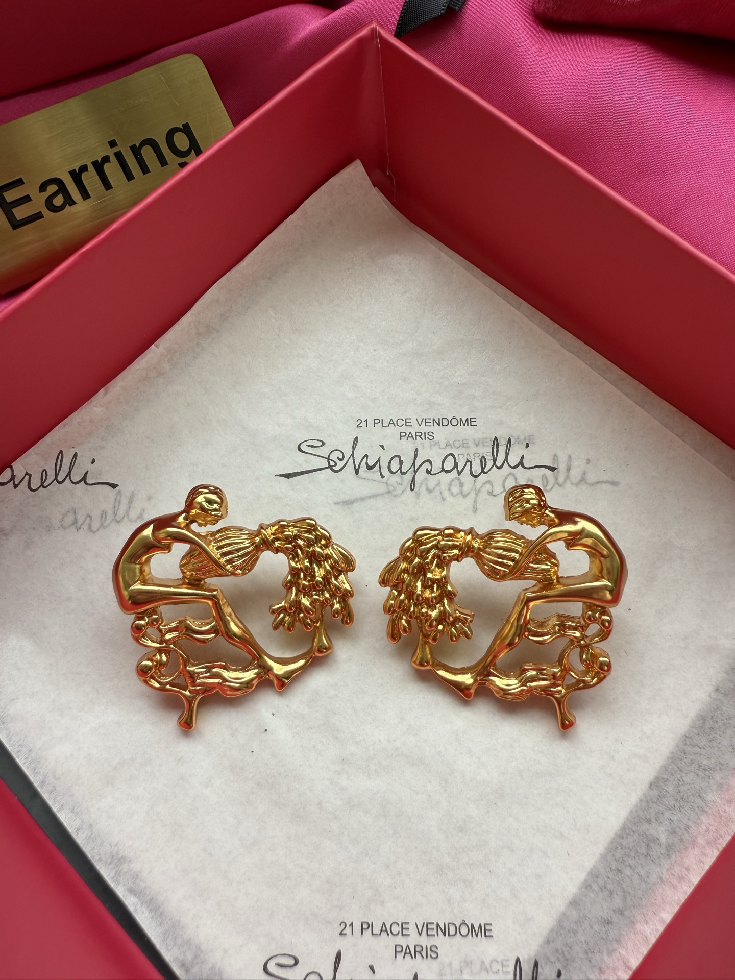 Серьги Schiaparelli