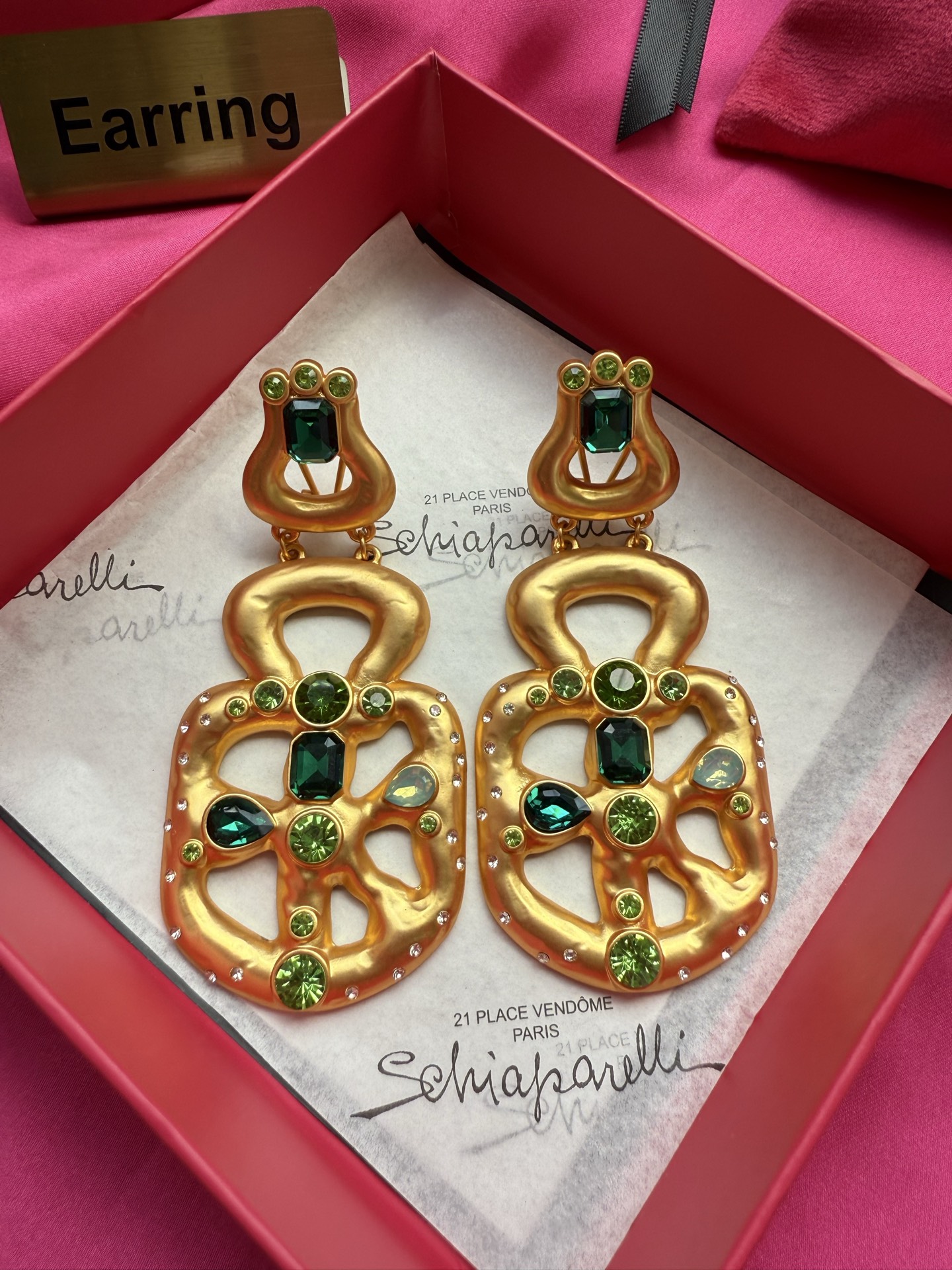 Серьги Schiaparelli
