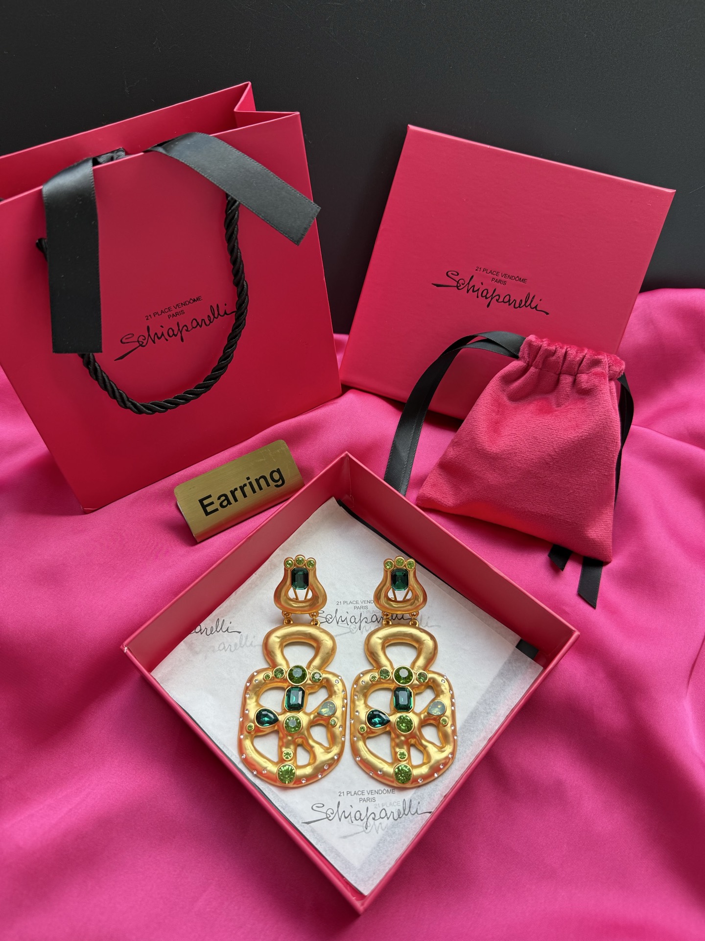Серьги Schiaparelli