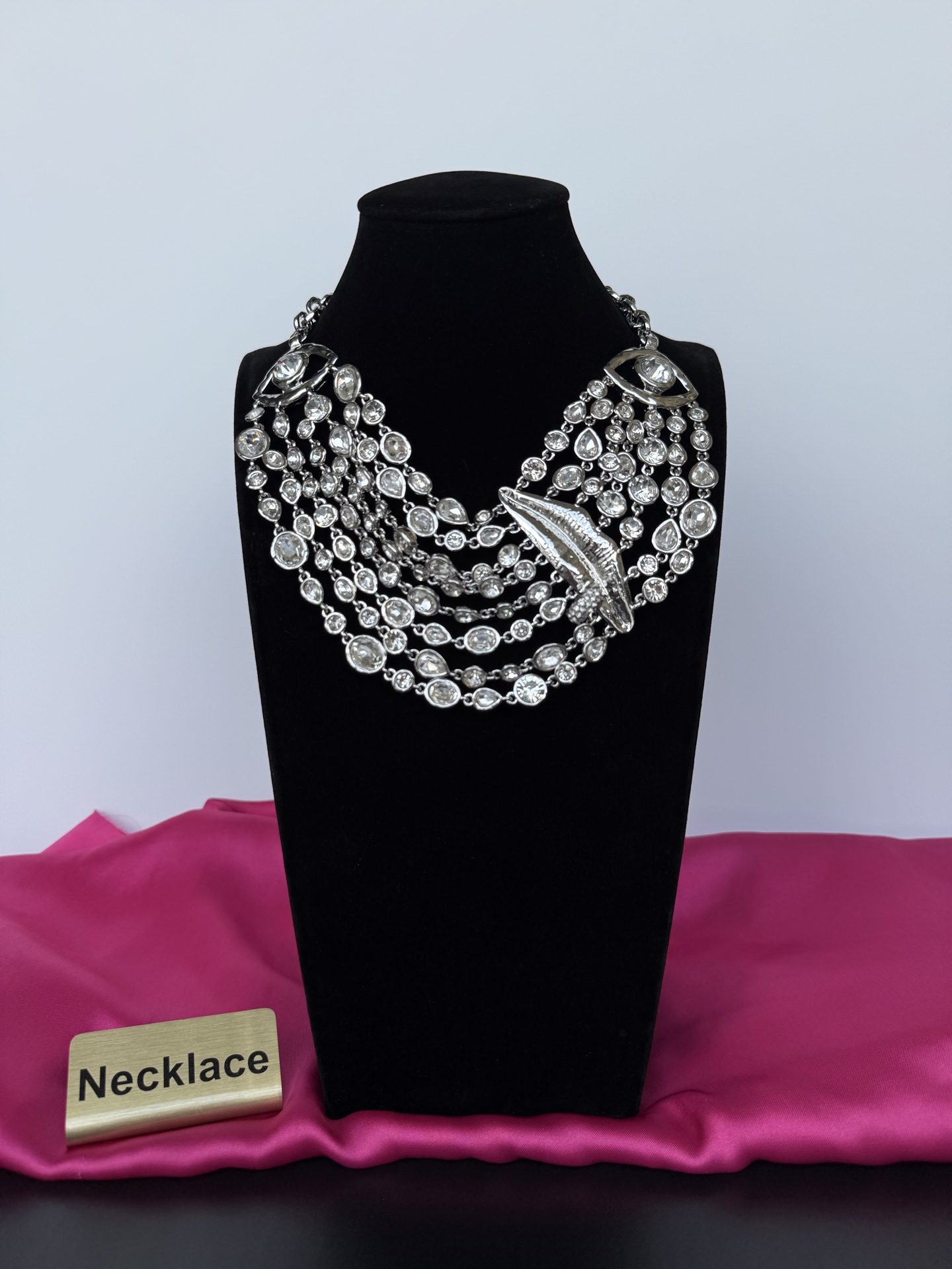 Набор колье с кристаллами Schiaparelli