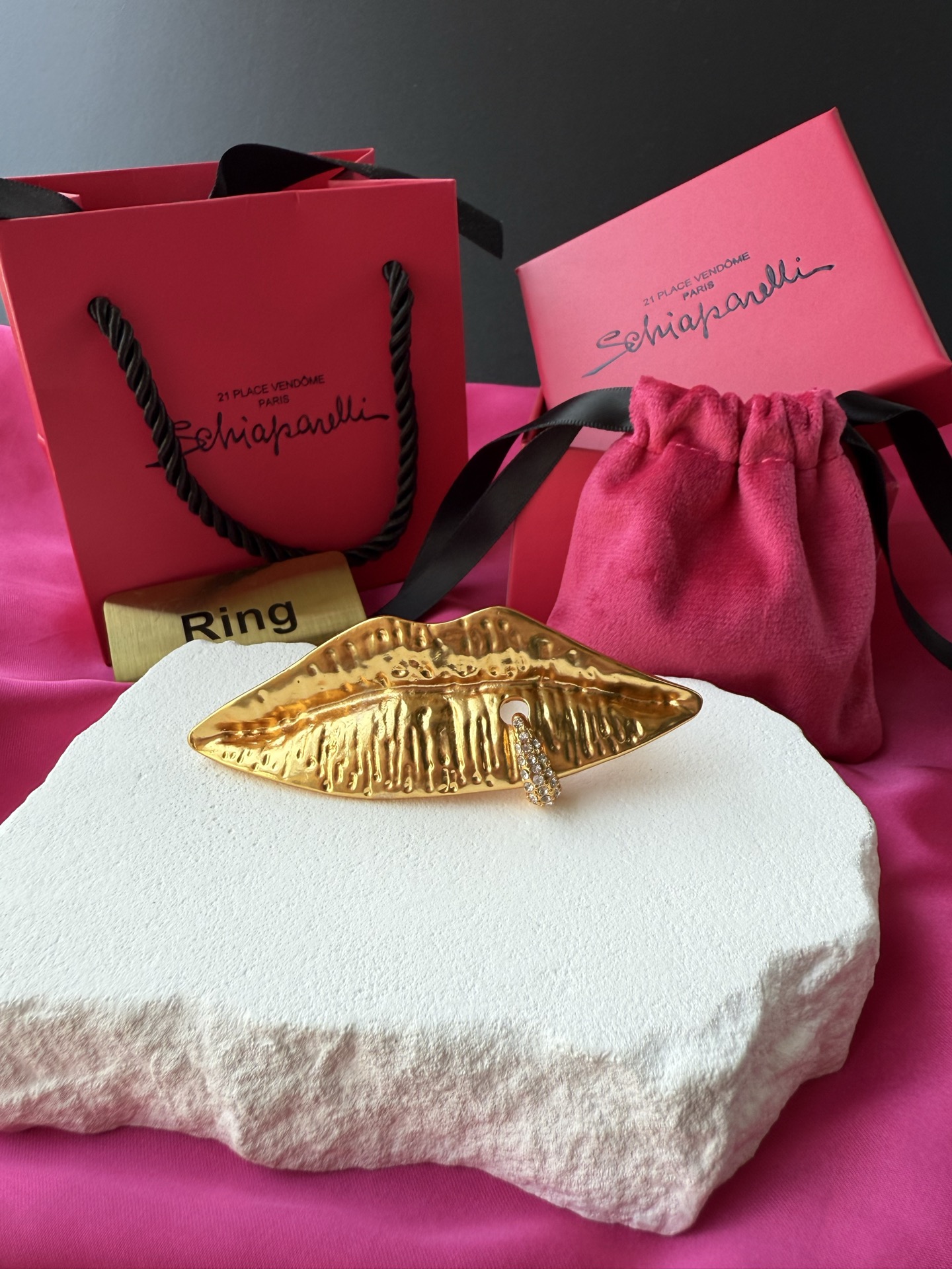 Брошь в виде губ Schiaparelli