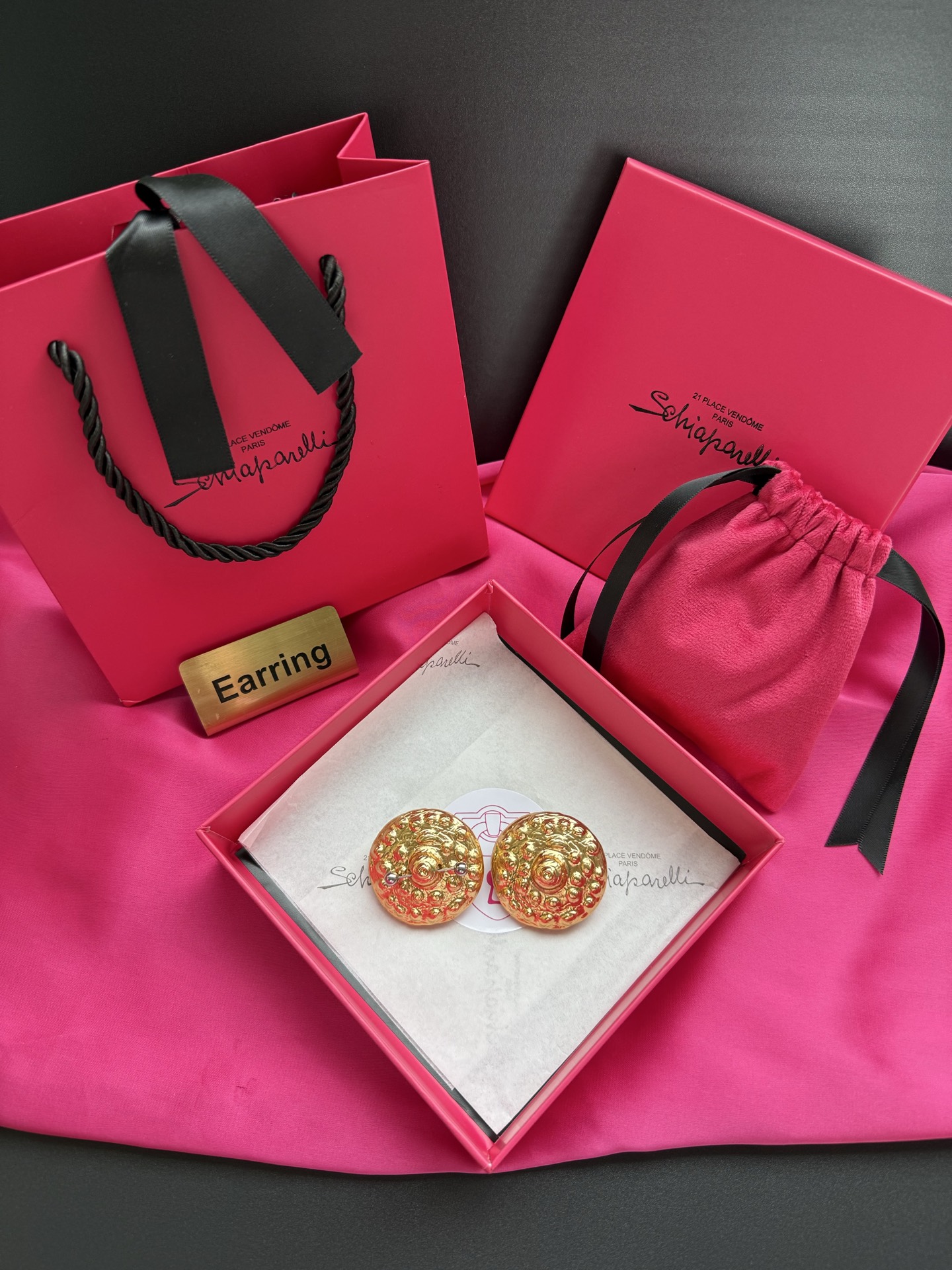 Серьги Schiaparelli