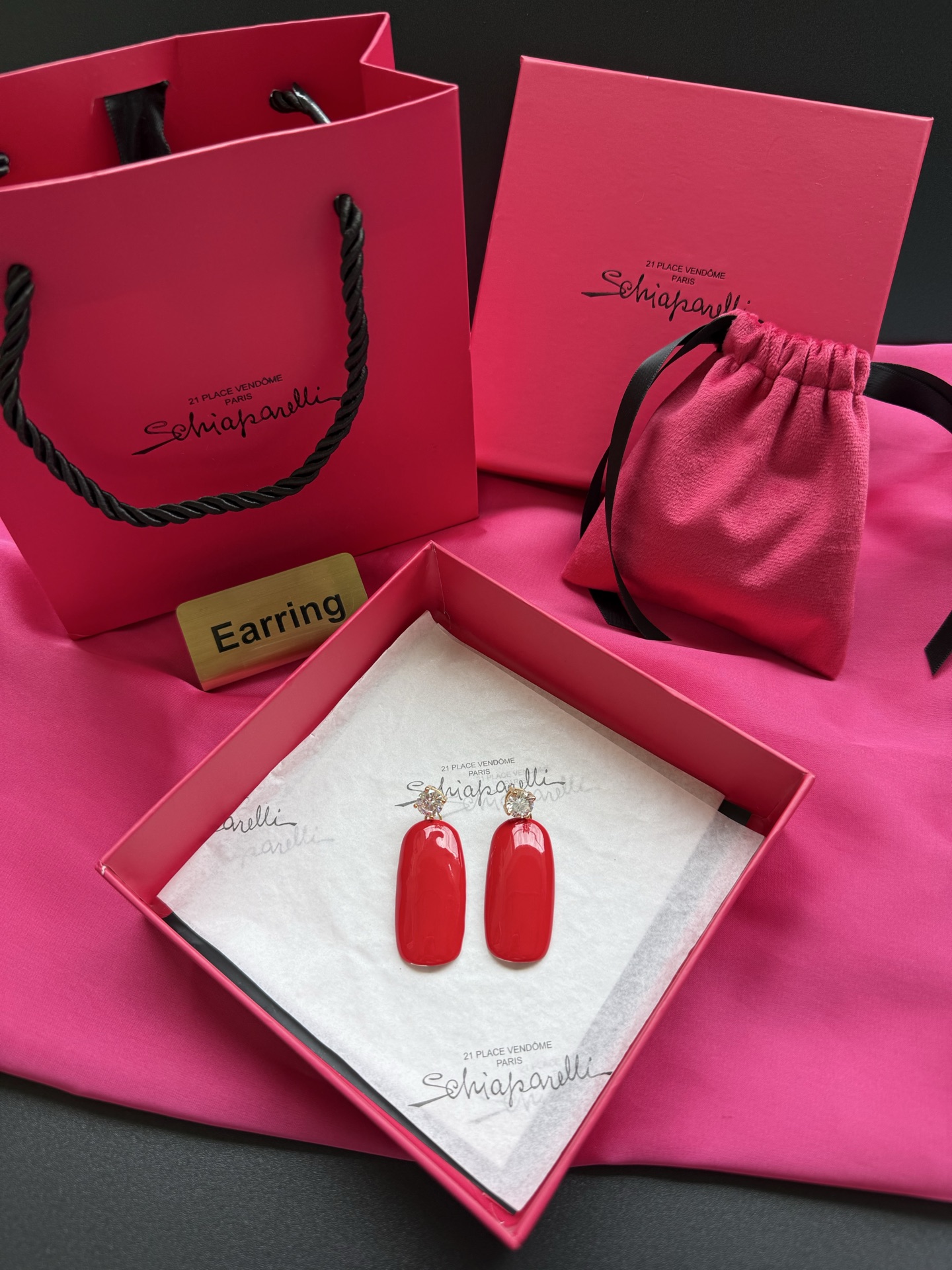 Серьги Schiaparelli