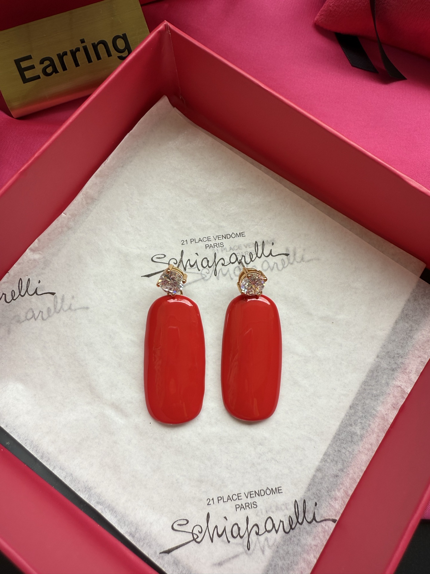 Серьги Schiaparelli
