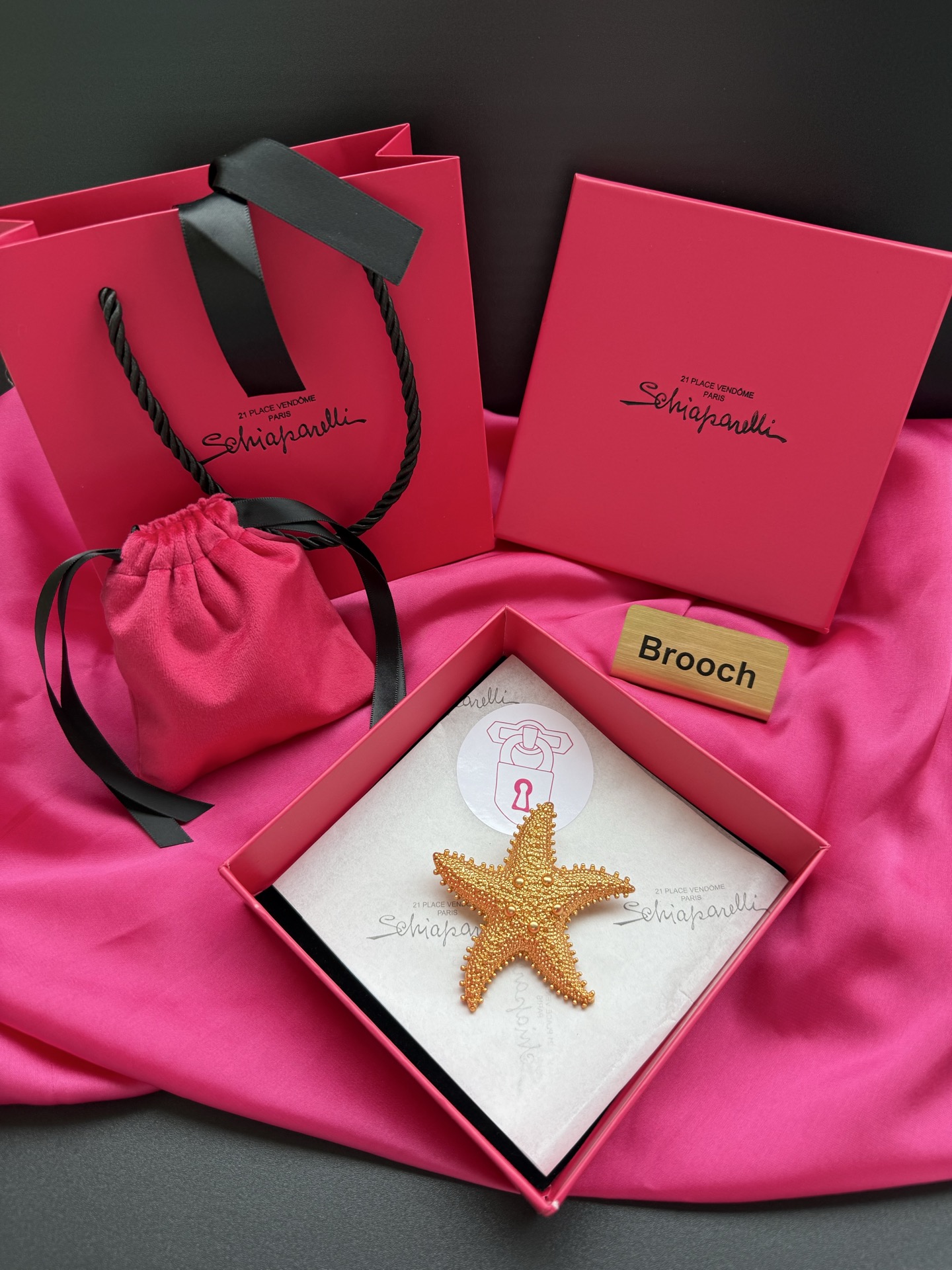 Брошь в виде звезды Schiaparelli