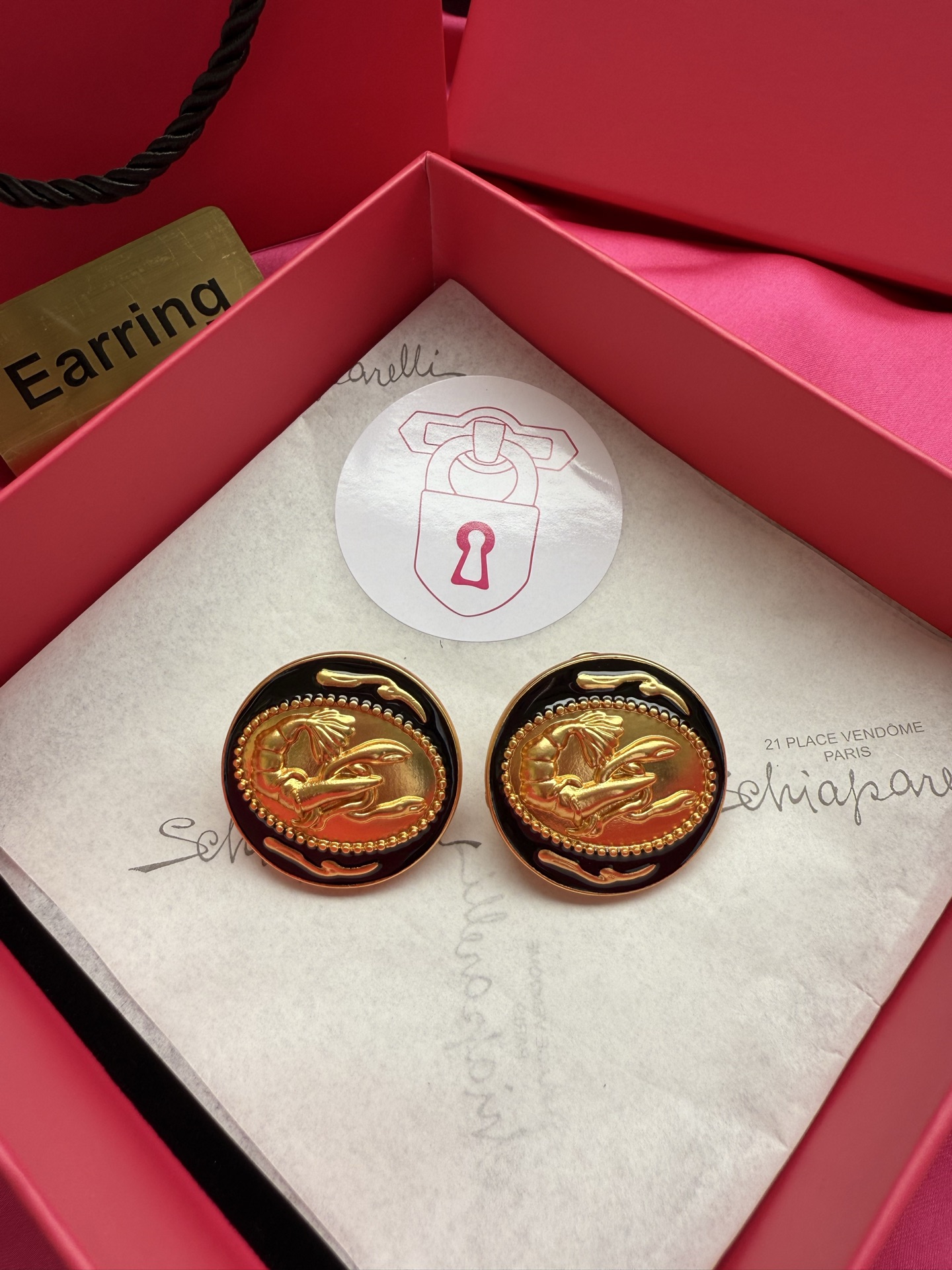 Серьги Schiaparelli