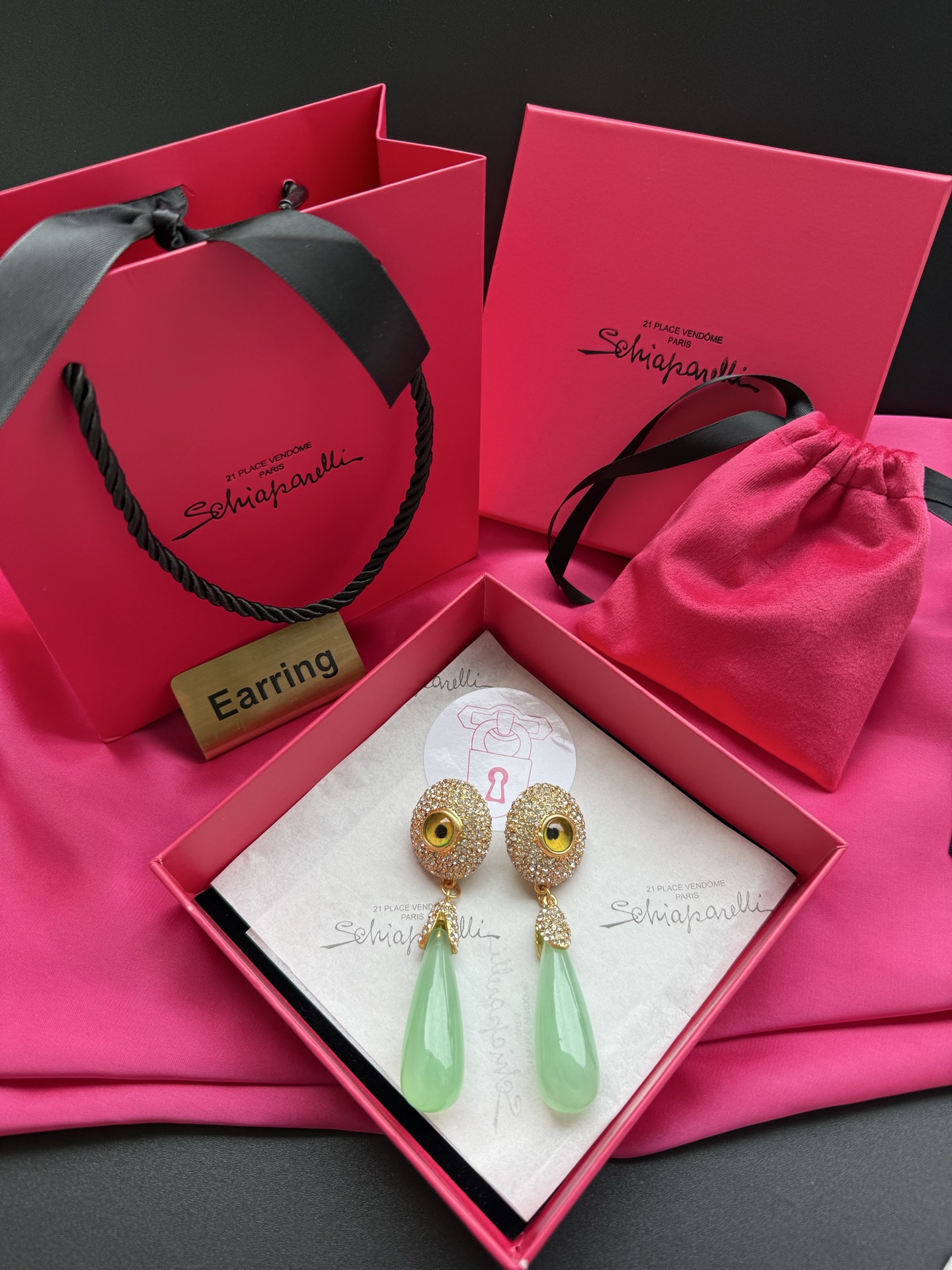 Серьги Schiaparelli
