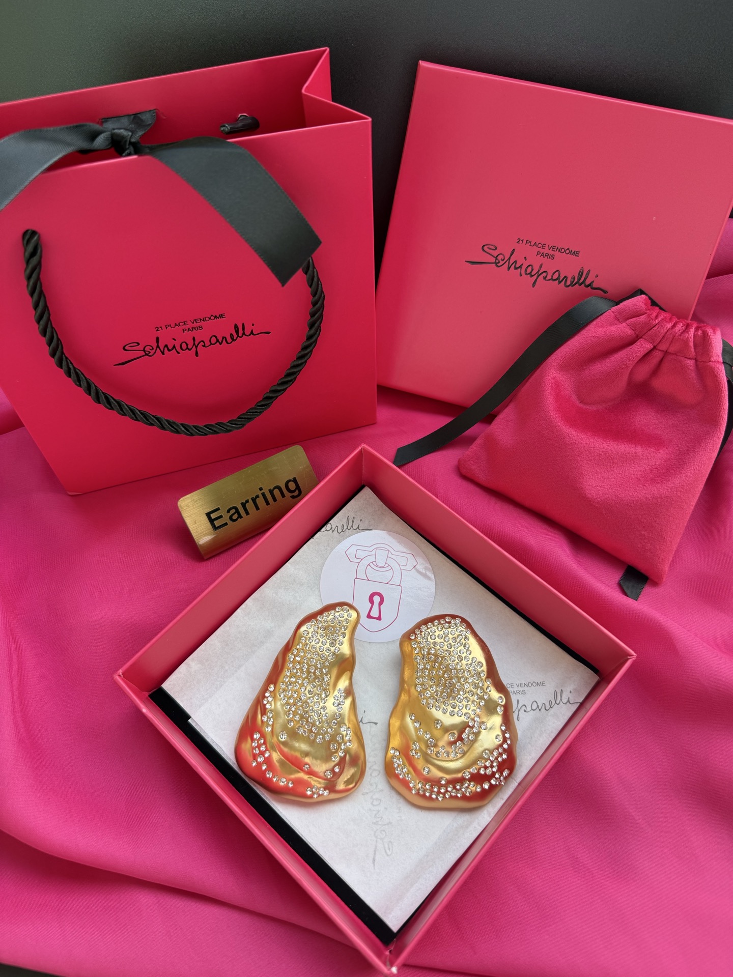 Серьги Schiaparelli