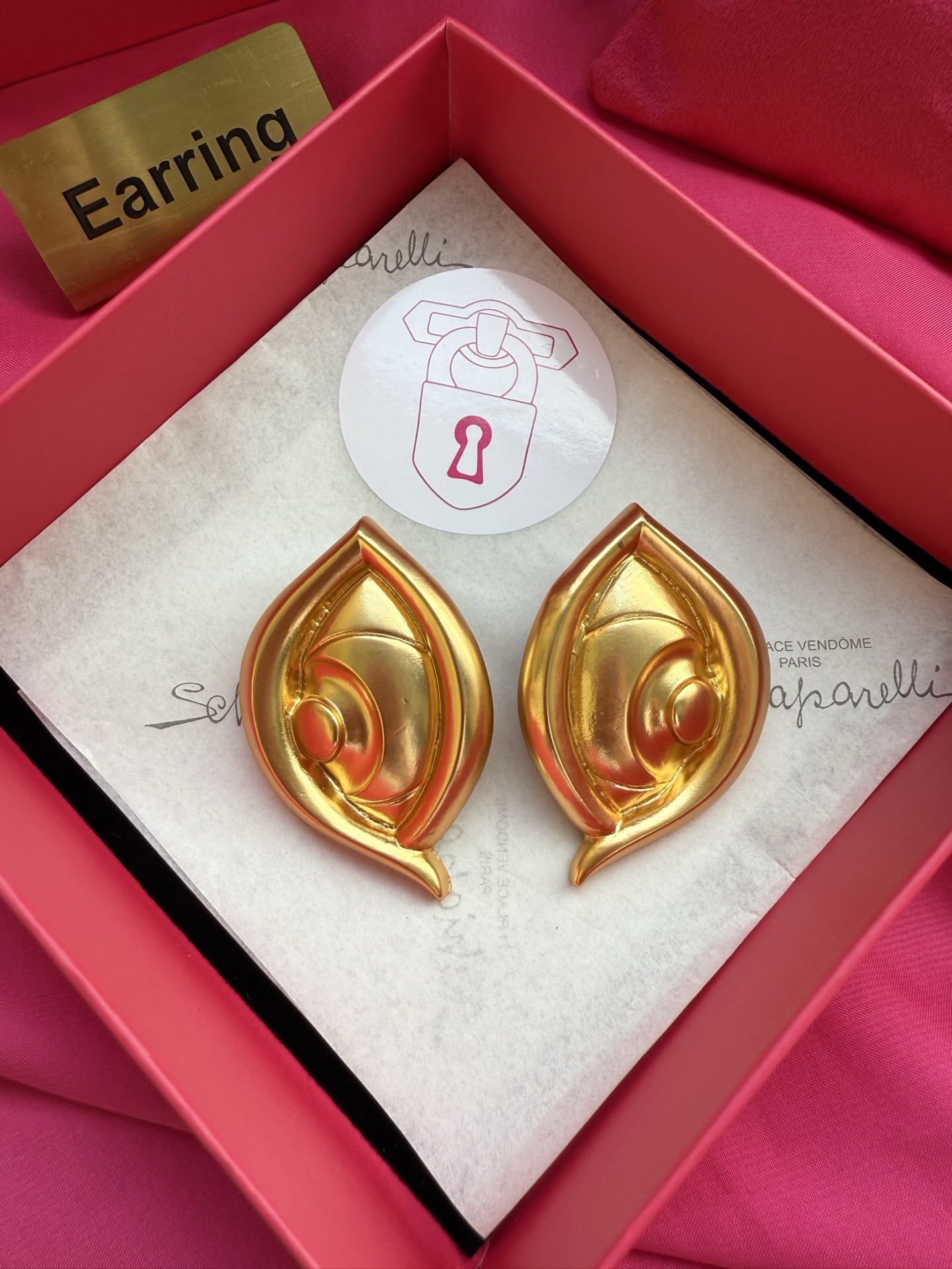 Серьги Schiaparelli
