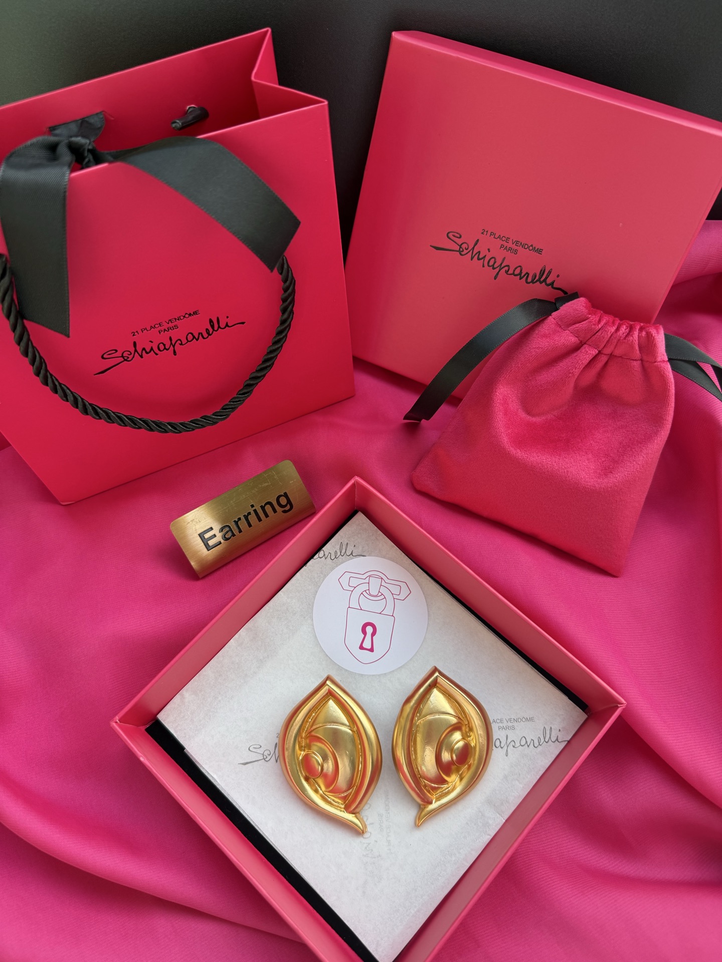 Серьги Schiaparelli