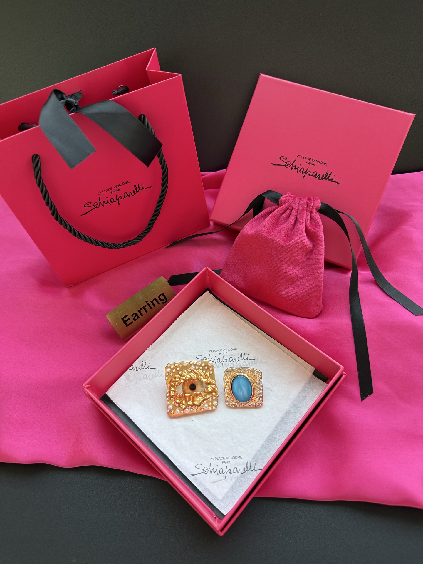 Серьги Schiaparelli