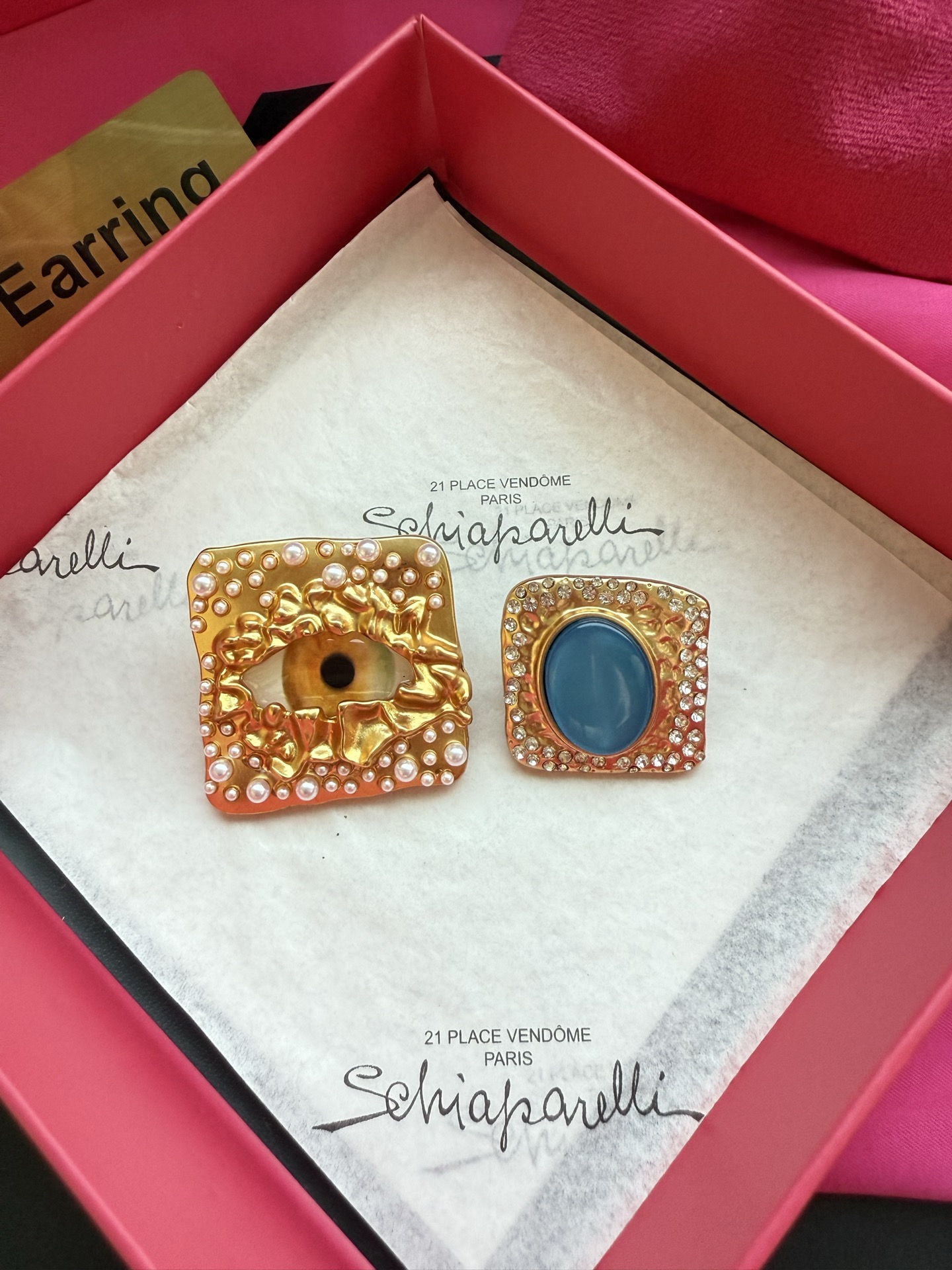 Серьги Schiaparelli