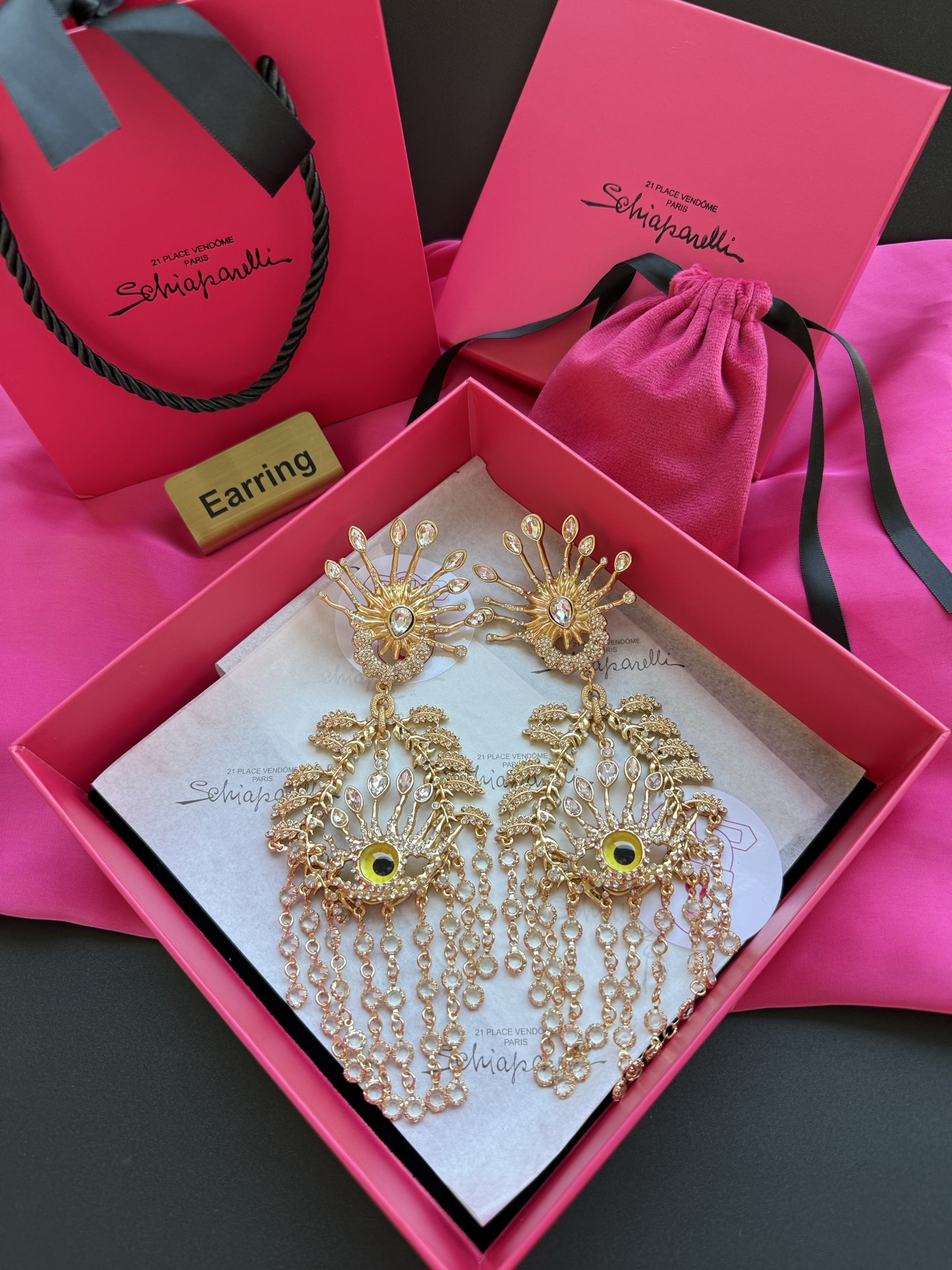 Серьги Schiaparelli