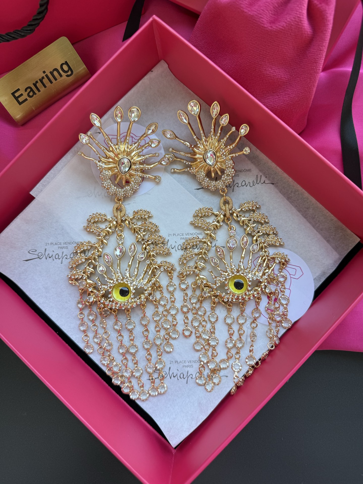 Серьги Schiaparelli