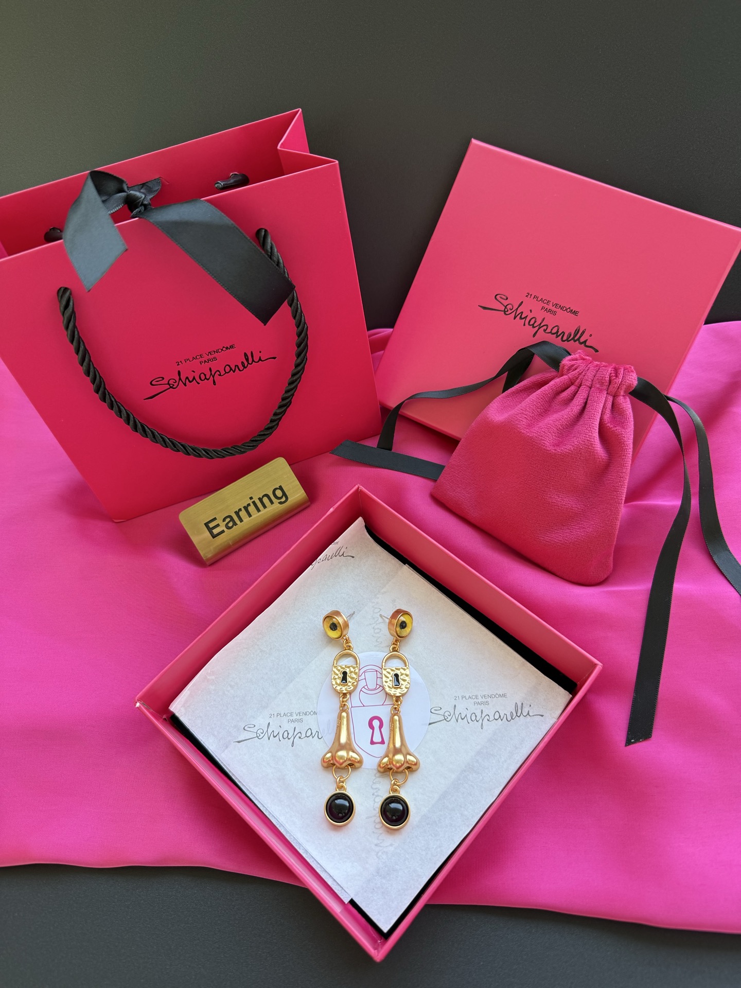Серьги Schiaparelli