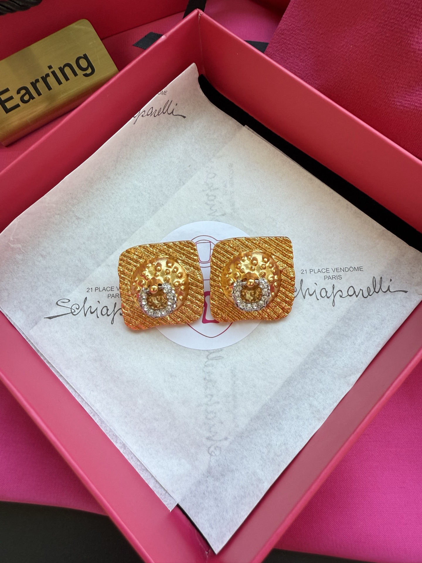 Серьги Schiaparelli