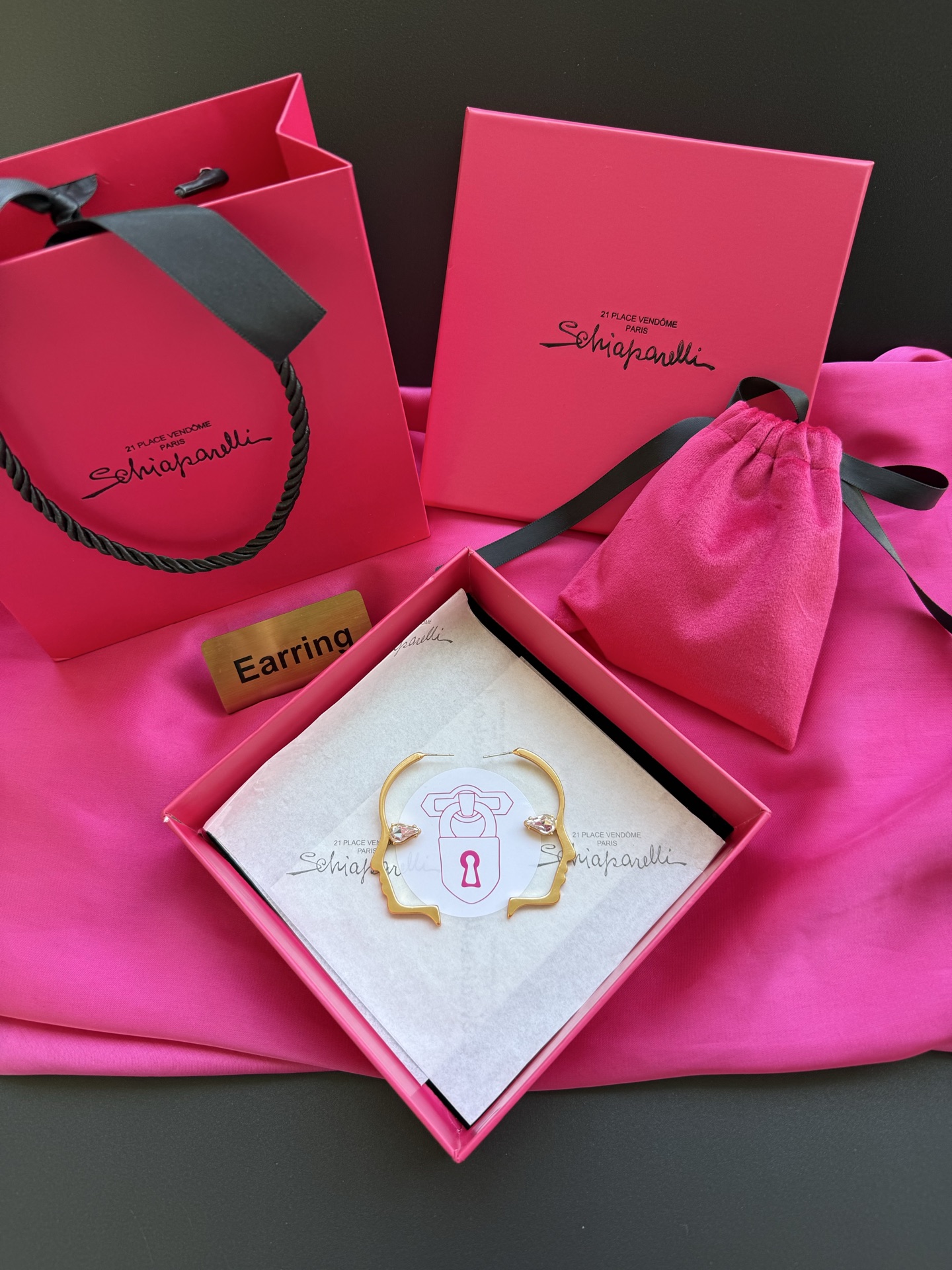 Серьги Schiaparelli